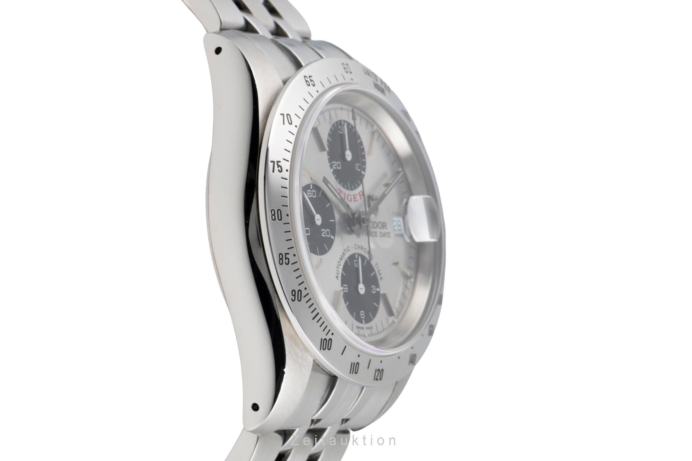 Tudor Prince Date chronographe acier automatique montre pour hommes 79280  [2603080]