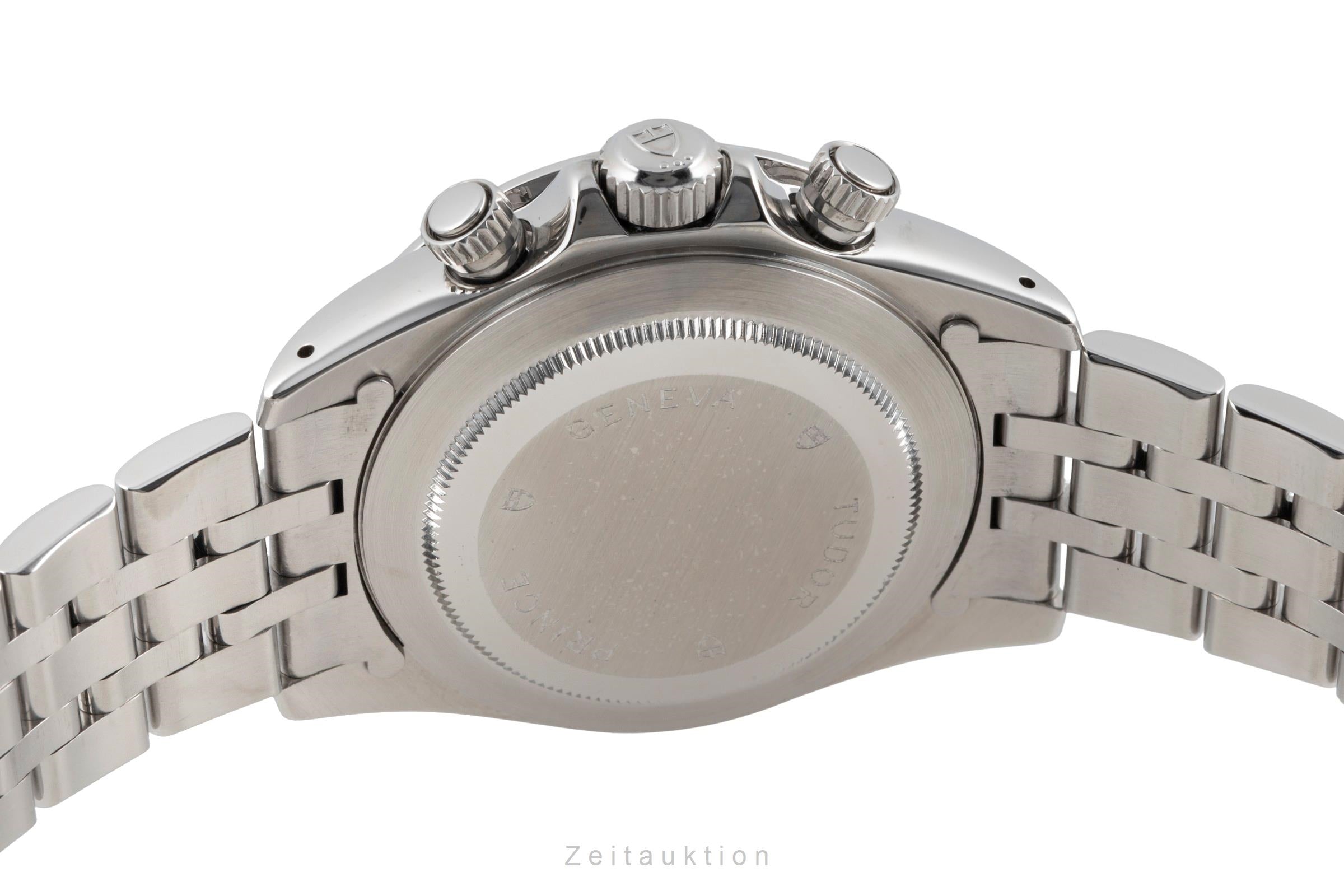 Tudor Prince Date chronographe acier automatique montre pour hommes 79280  [2603080]