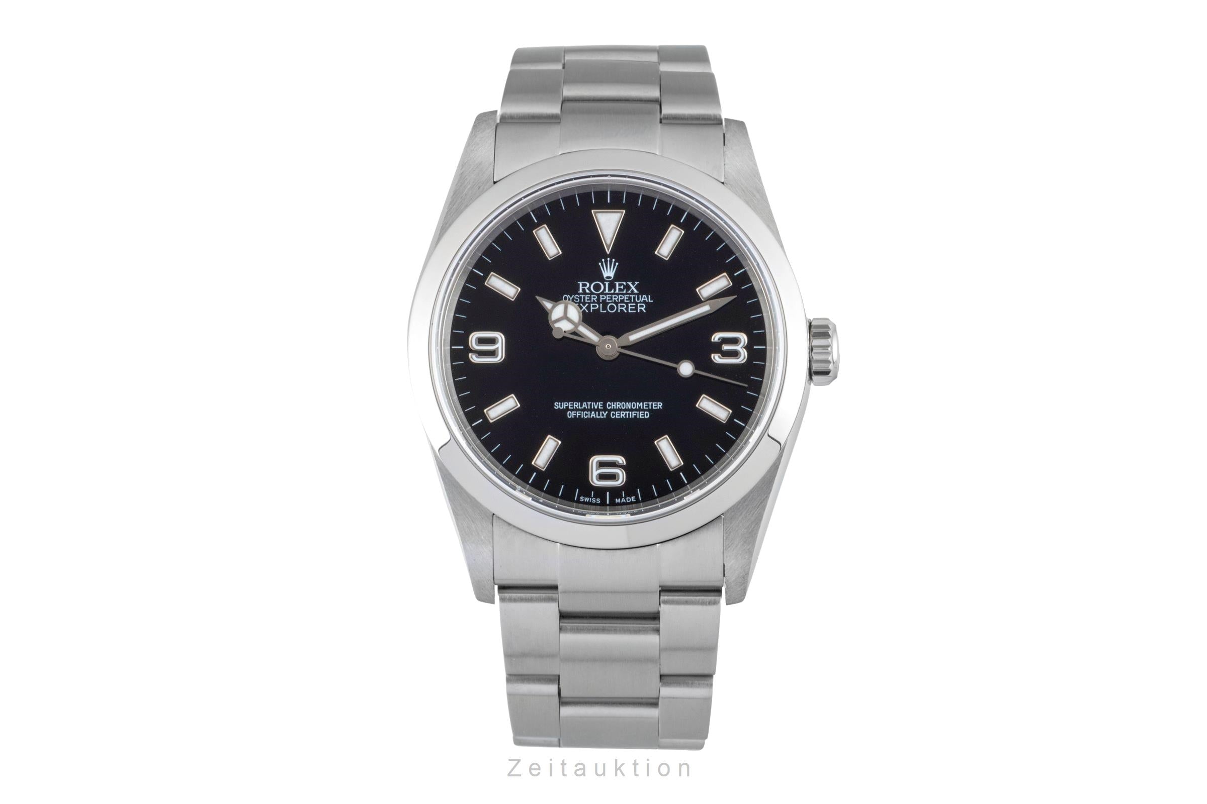 Rolex Explorer steel automatic men's watch 114270  [2603083]
