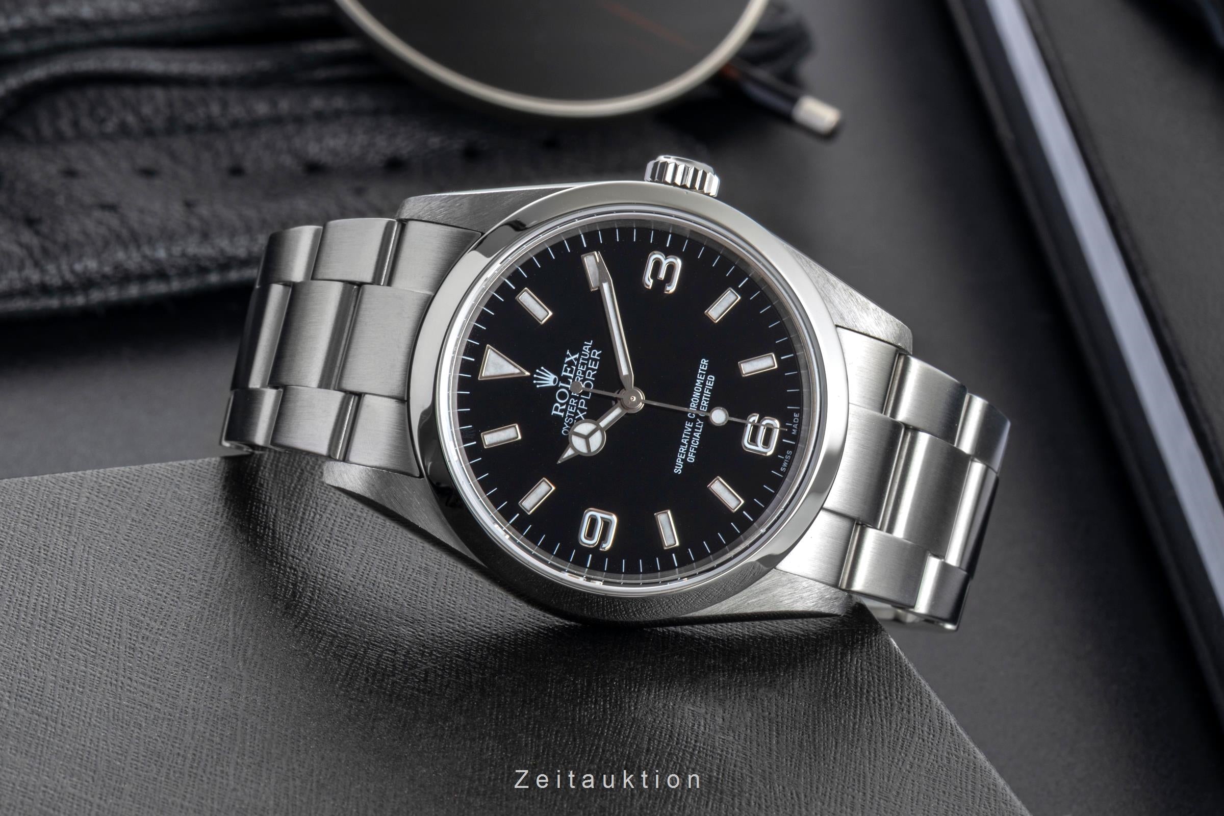 Rolex Explorer steel automatic men's watch 114270  [2603083]