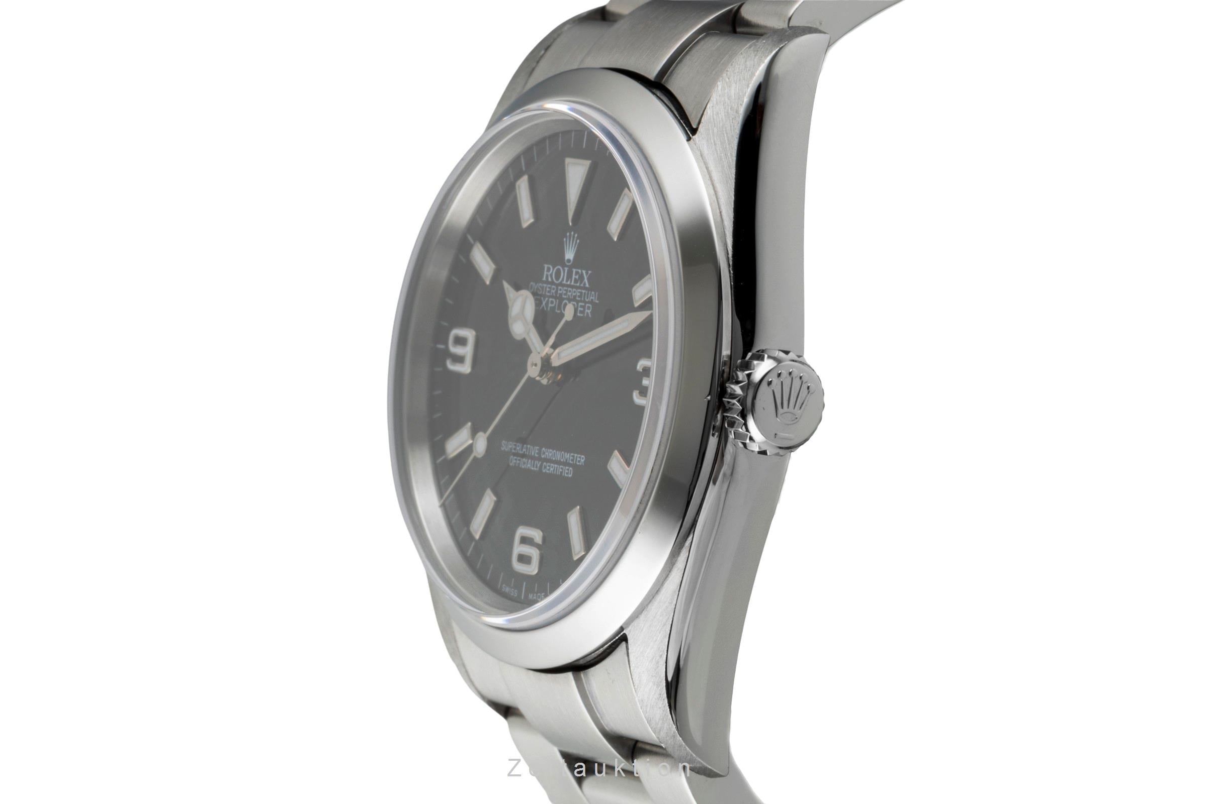 Rolex Explorer steel automatic men's watch 114270  [2603083]