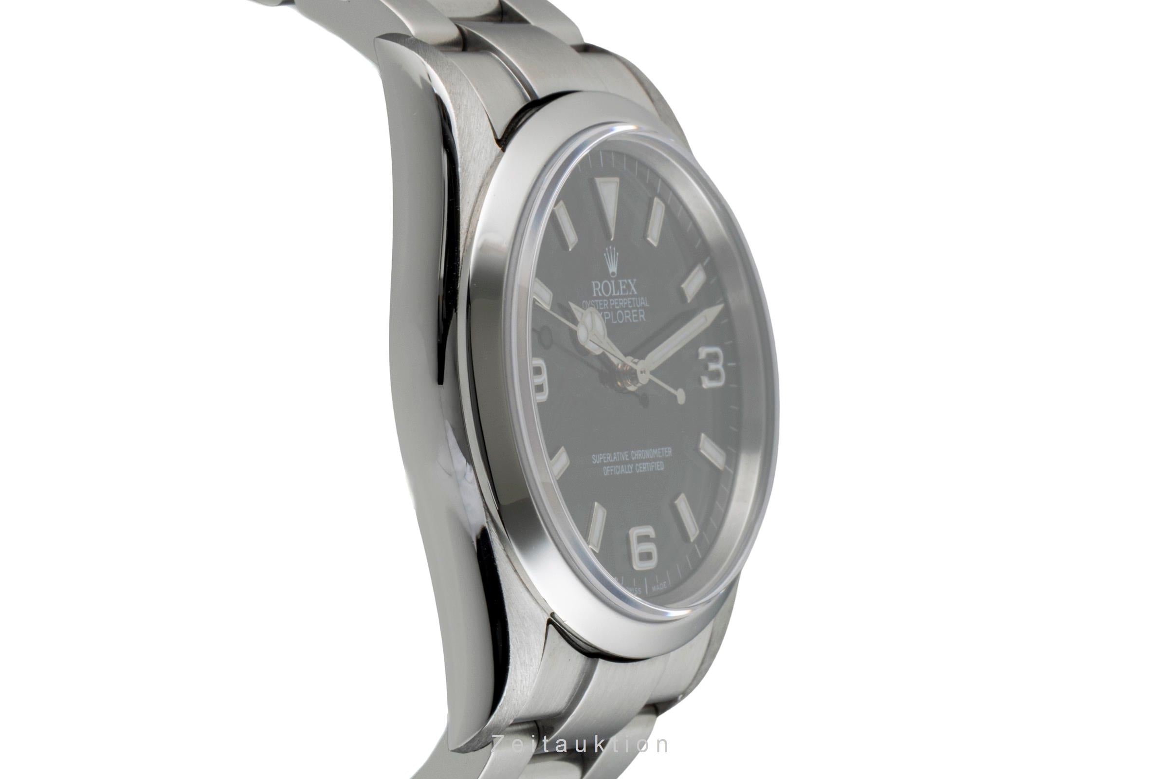 Rolex Explorer steel automatic men's watch 114270  [2603083]