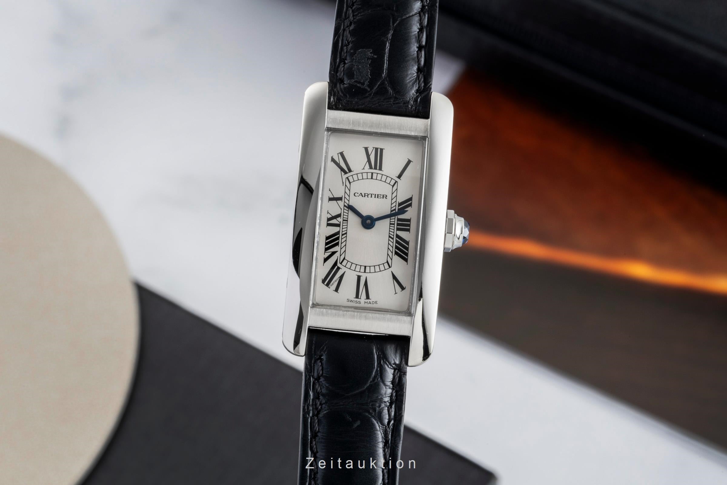 Cartier Tank Américaine acero cuarzo reloj para damas  WSTA0043  [2603087]
