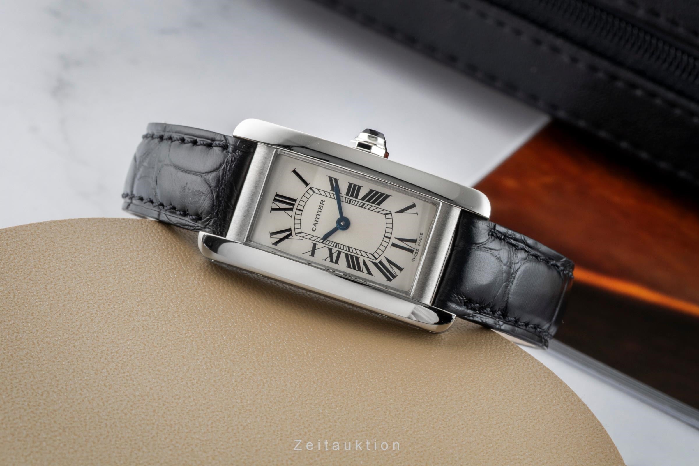 Cartier Tank Américaine acero cuarzo reloj para damas  WSTA0043  [2603087]