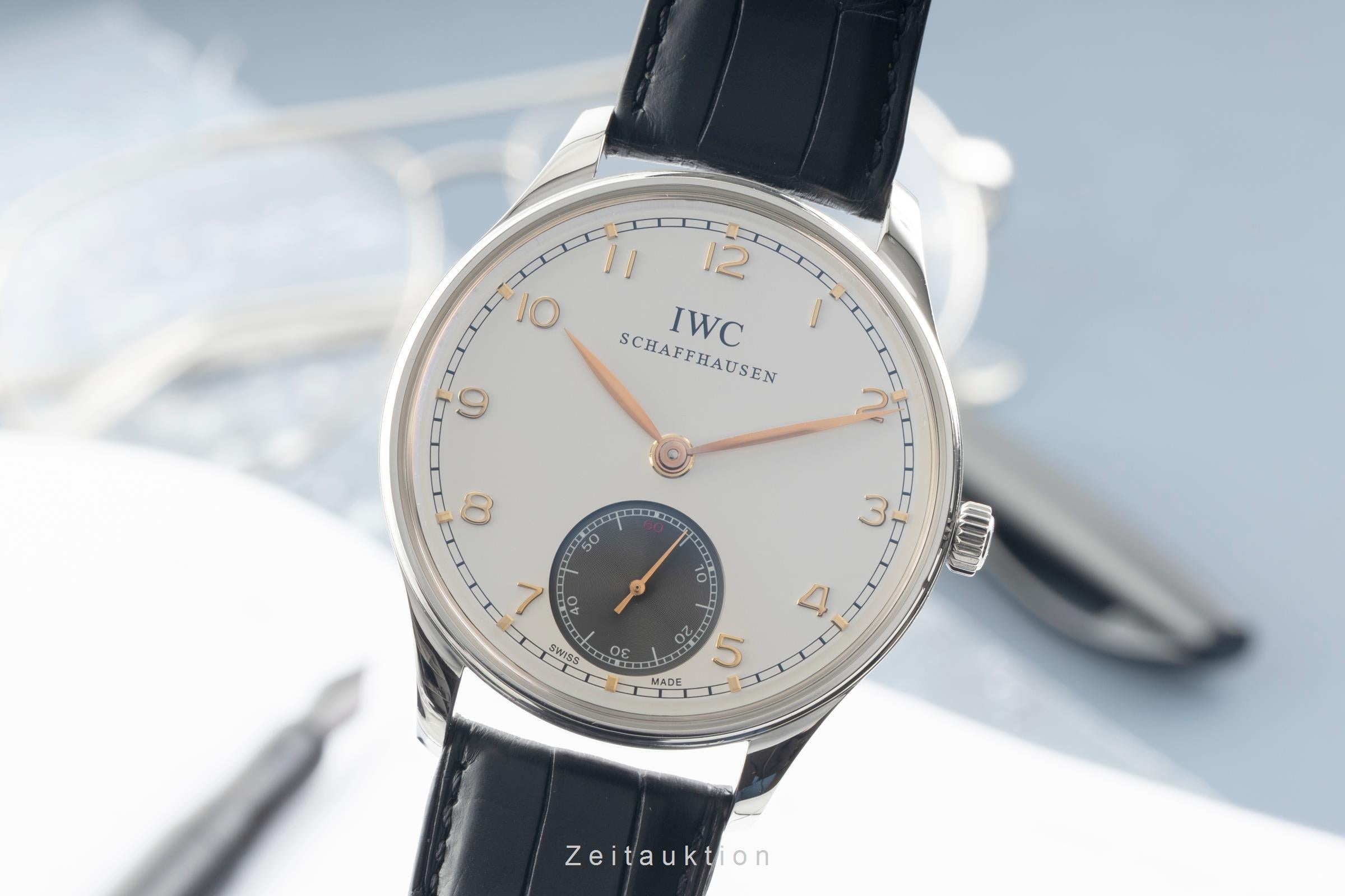 IWC Portuguese acier à remontage manuel montre pour hommes IW545405  [2603088]