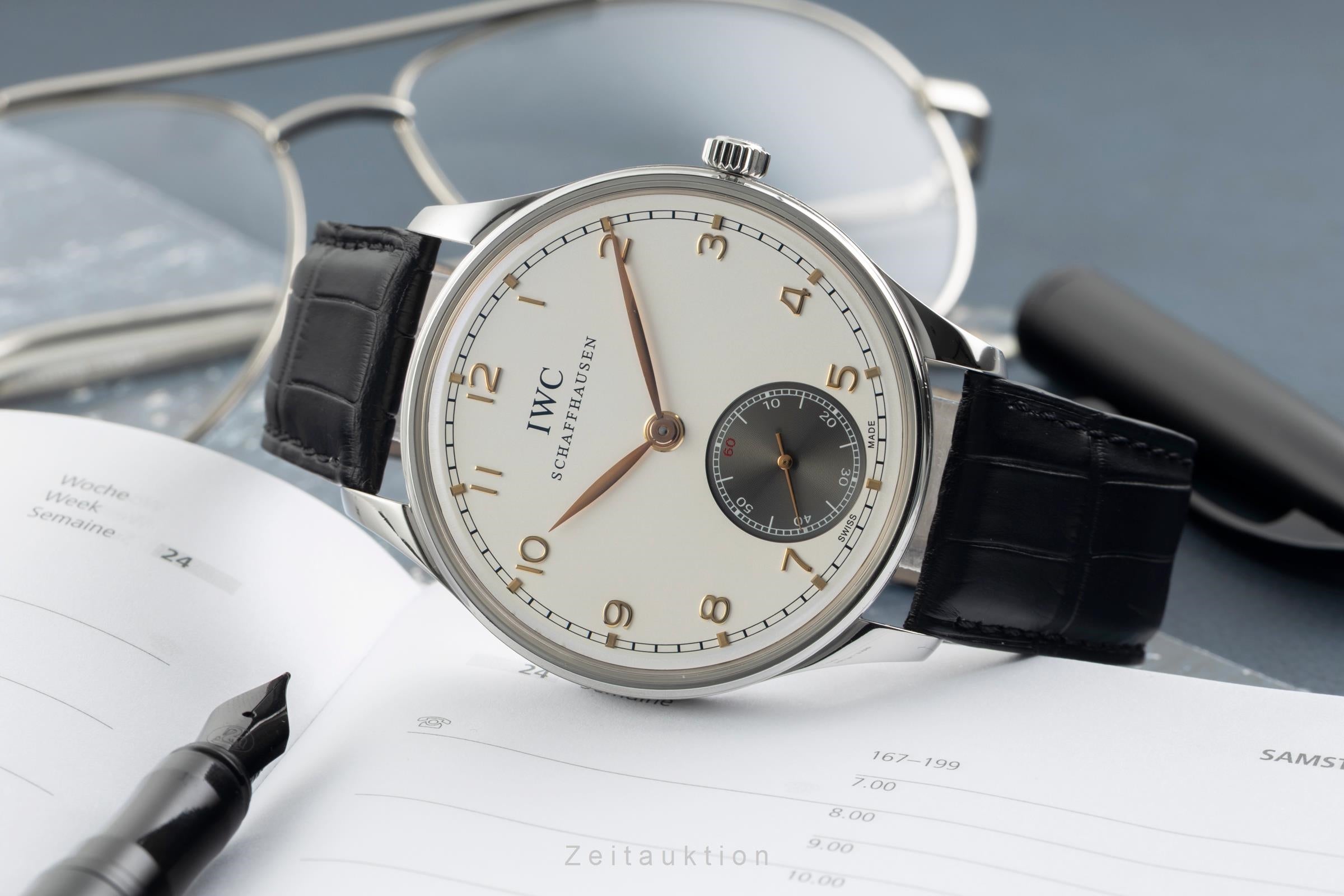 IWC Portuguese acier à remontage manuel montre pour hommes IW545405  [2603088]