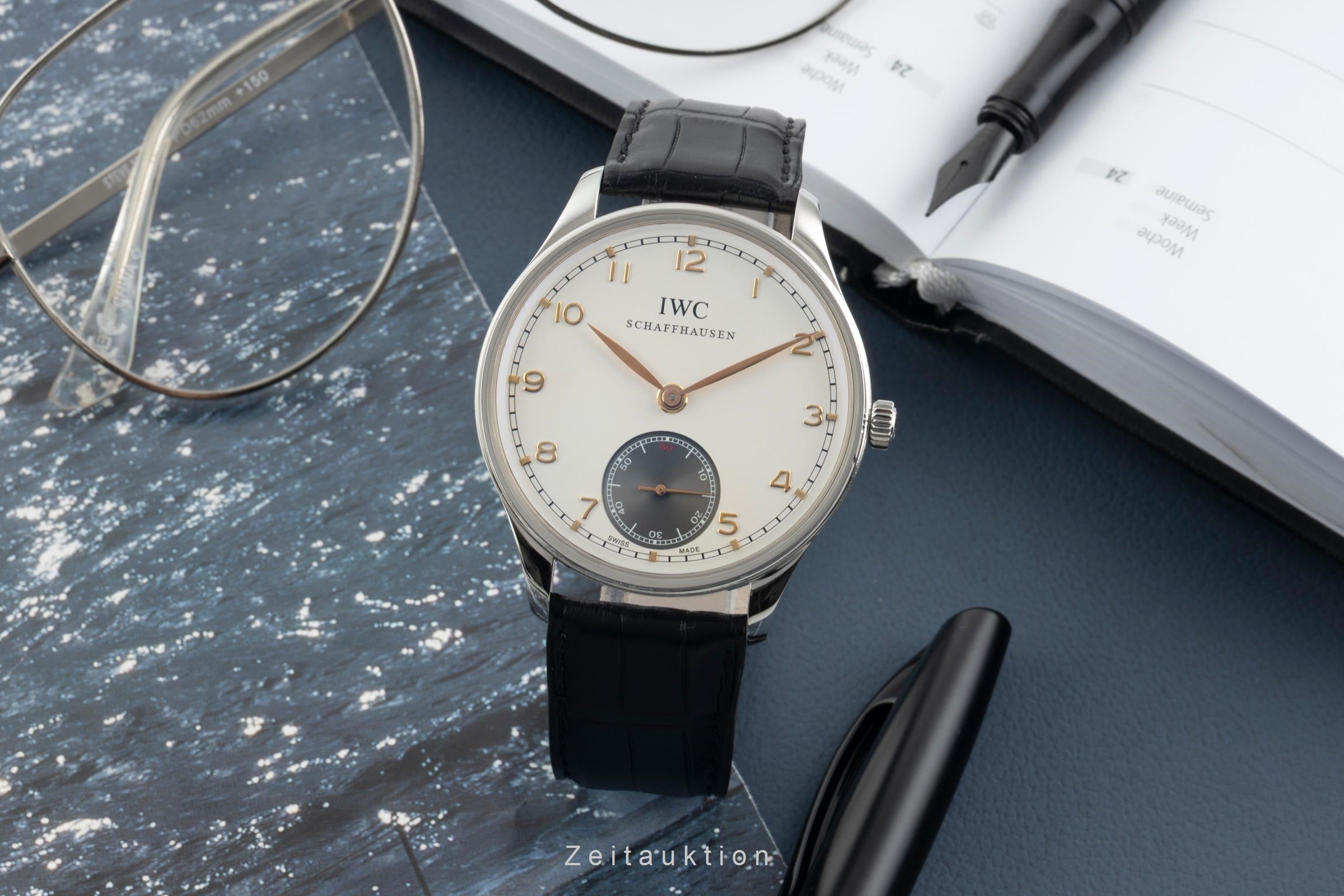 IWC Portuguese acier à remontage manuel montre pour hommes IW545405  [2603088]
