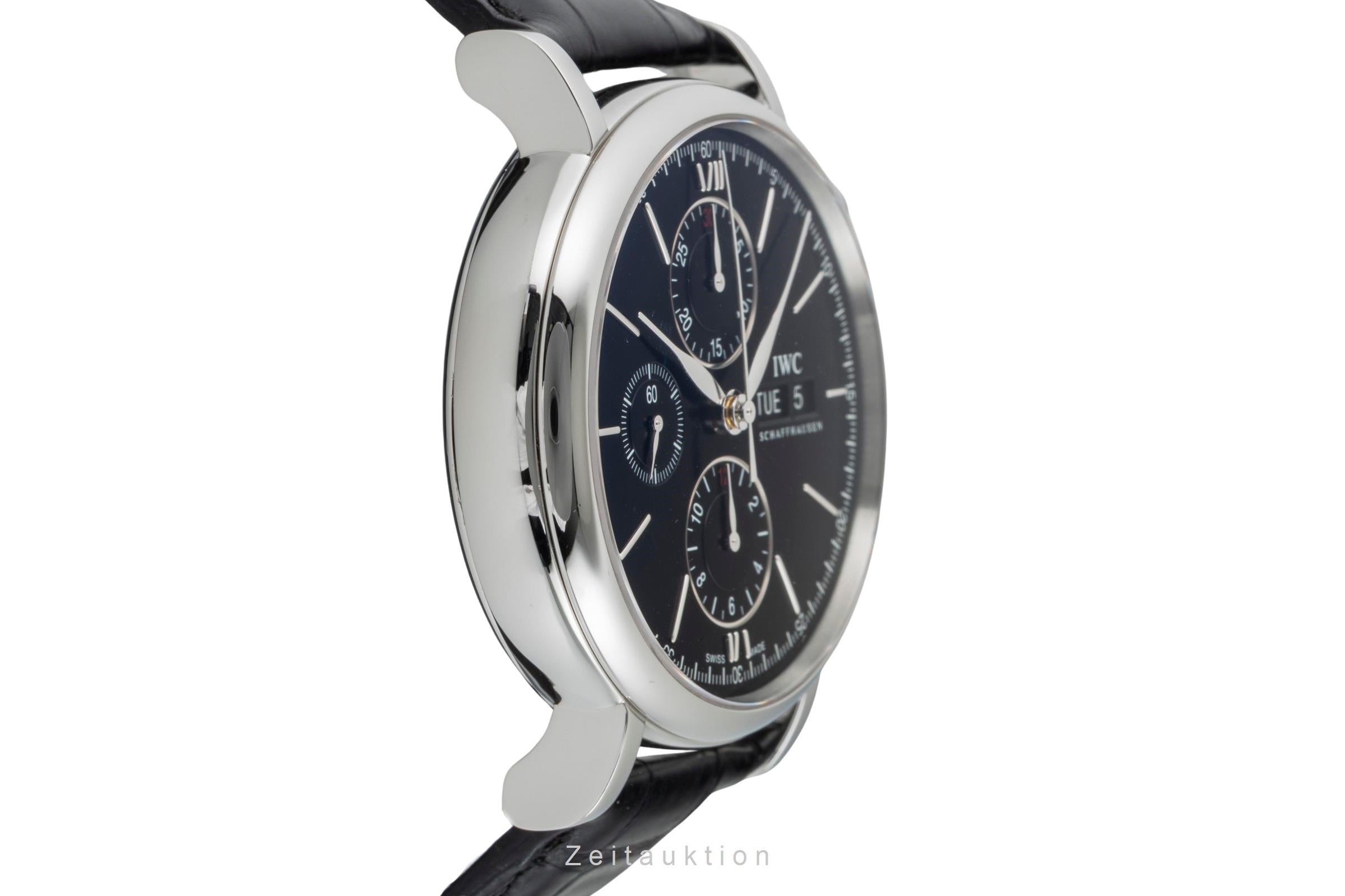 IWC Portofino Chronograph Stahl Automatik Herrenuhr Ref. IW391008 VP: 7100 € [2603090]
