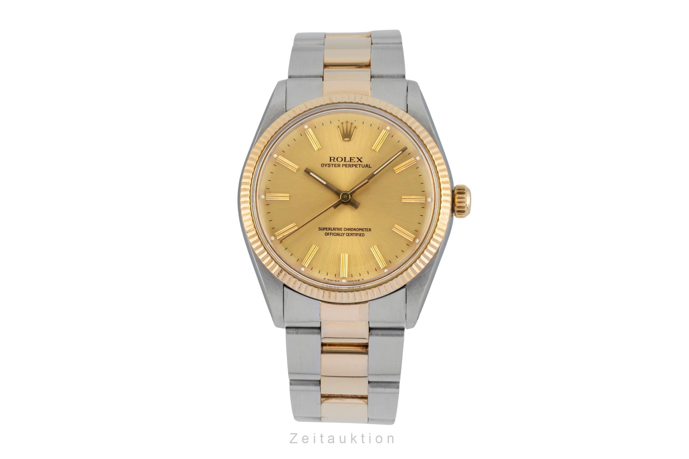 Rolex Oyster Perpetual acciaio / oro automatismo orologio da uomo 1005  [2603092]