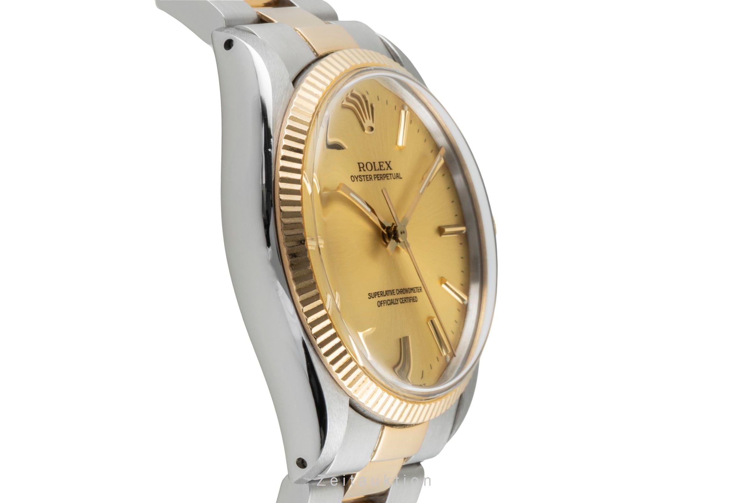 Rolex Oyster Perpetual acciaio / oro automatismo orologio da uomo 1005  [2603092]