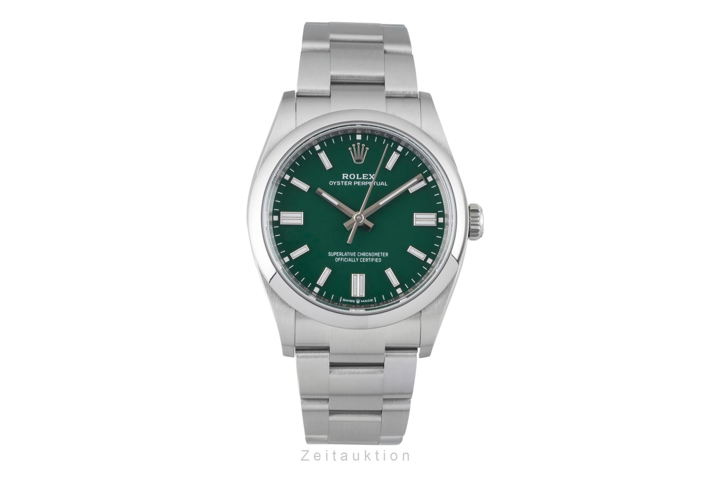 Rolex Oyster Perpetual acciaio automatismo orologio da uomo 126000  [2603093]