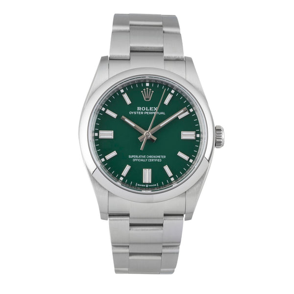 Rolex Oyster Perpetual acciaio automatismo orologio da uomo 126000  [2603093]