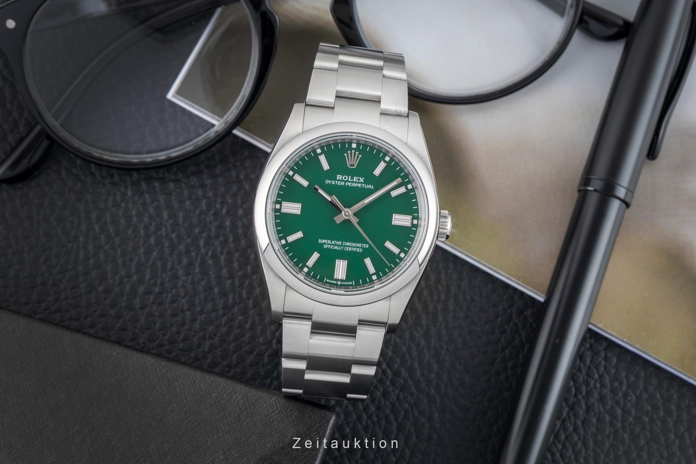 Rolex Oyster Perpetual acciaio automatismo orologio da uomo 126000  [2603093]