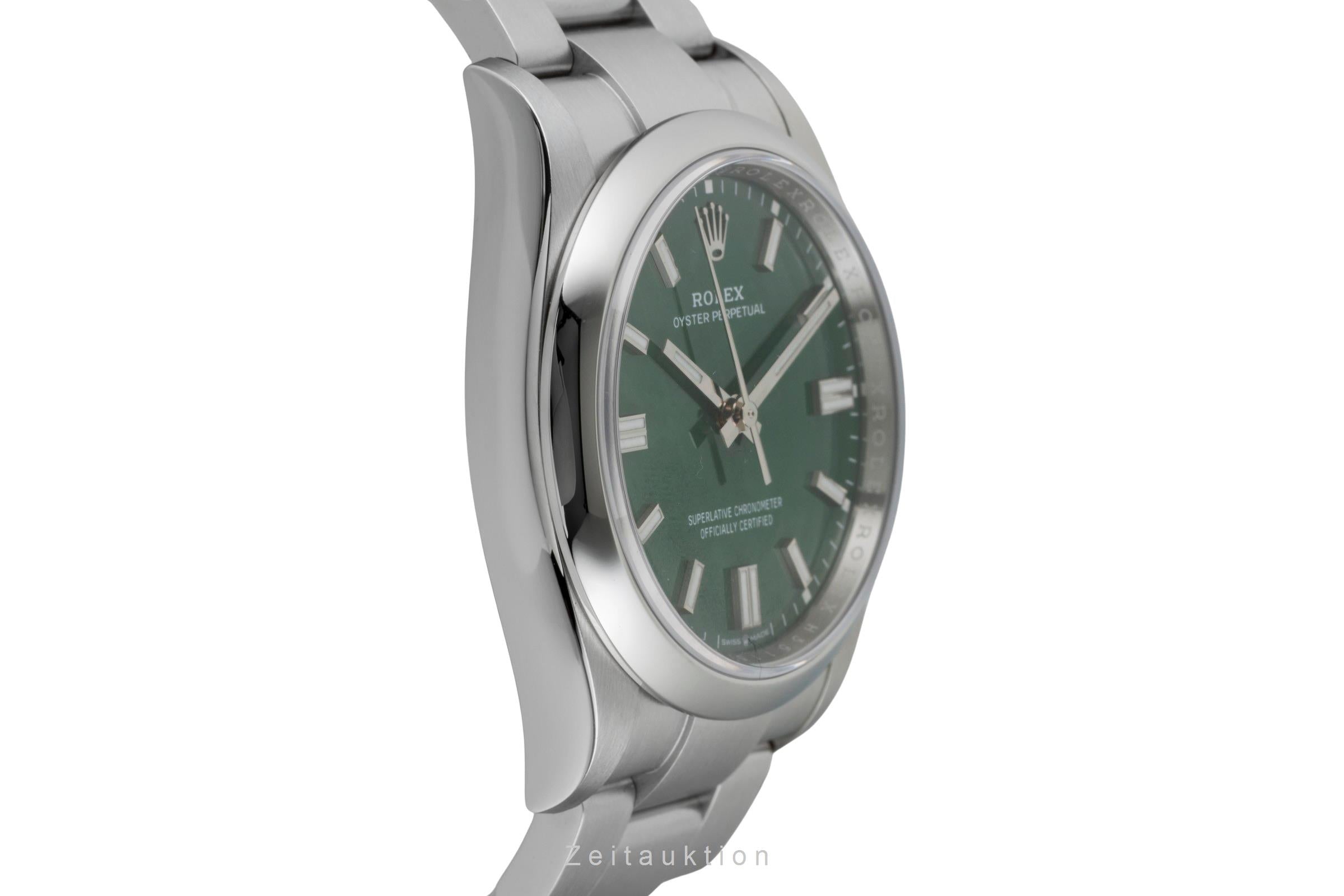 Rolex Oyster Perpetual acciaio automatismo orologio da uomo 126000  [2603093]