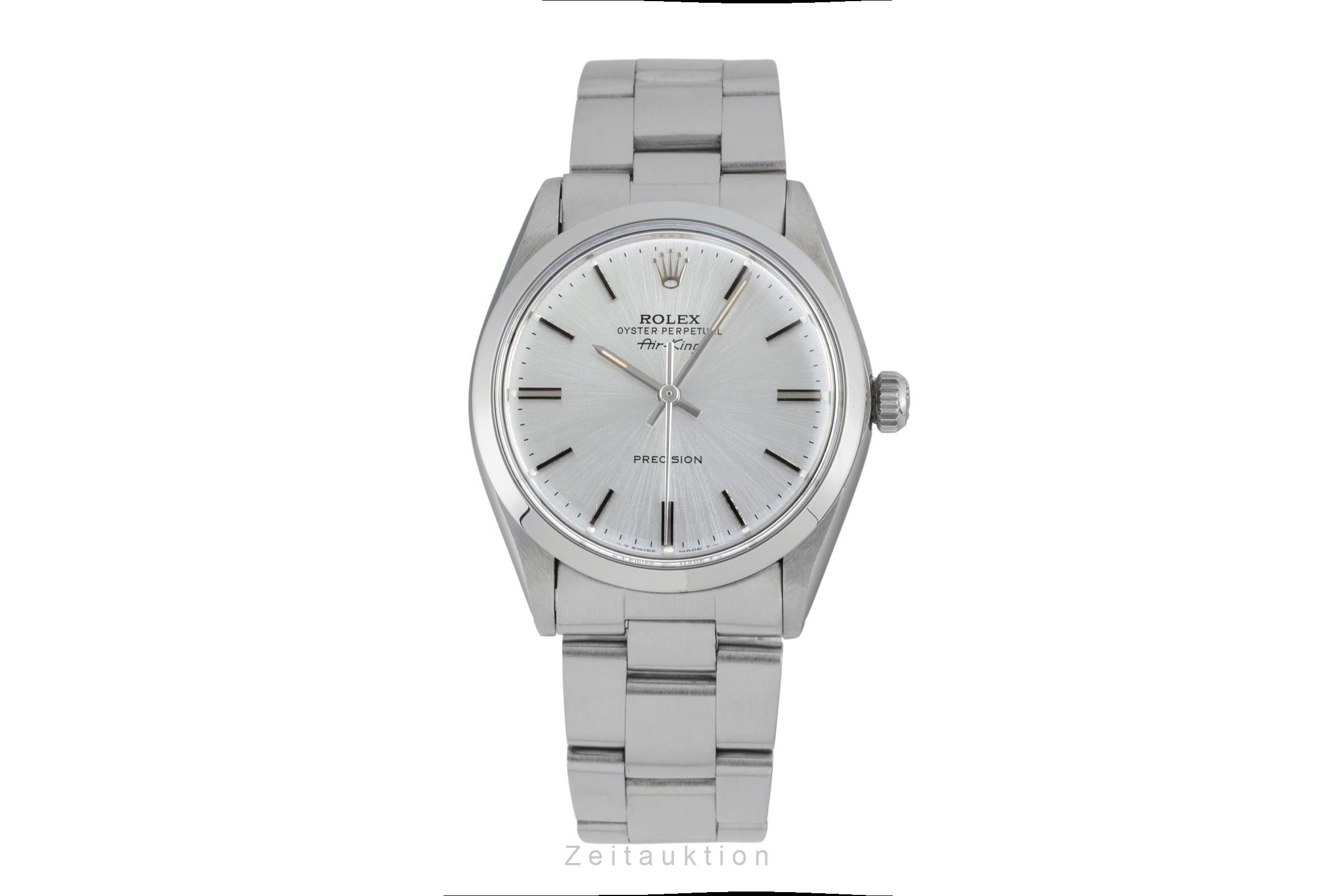 Rolex Air King acciaio automatismo orologio da uomo 5500 Vintage  [2603097]