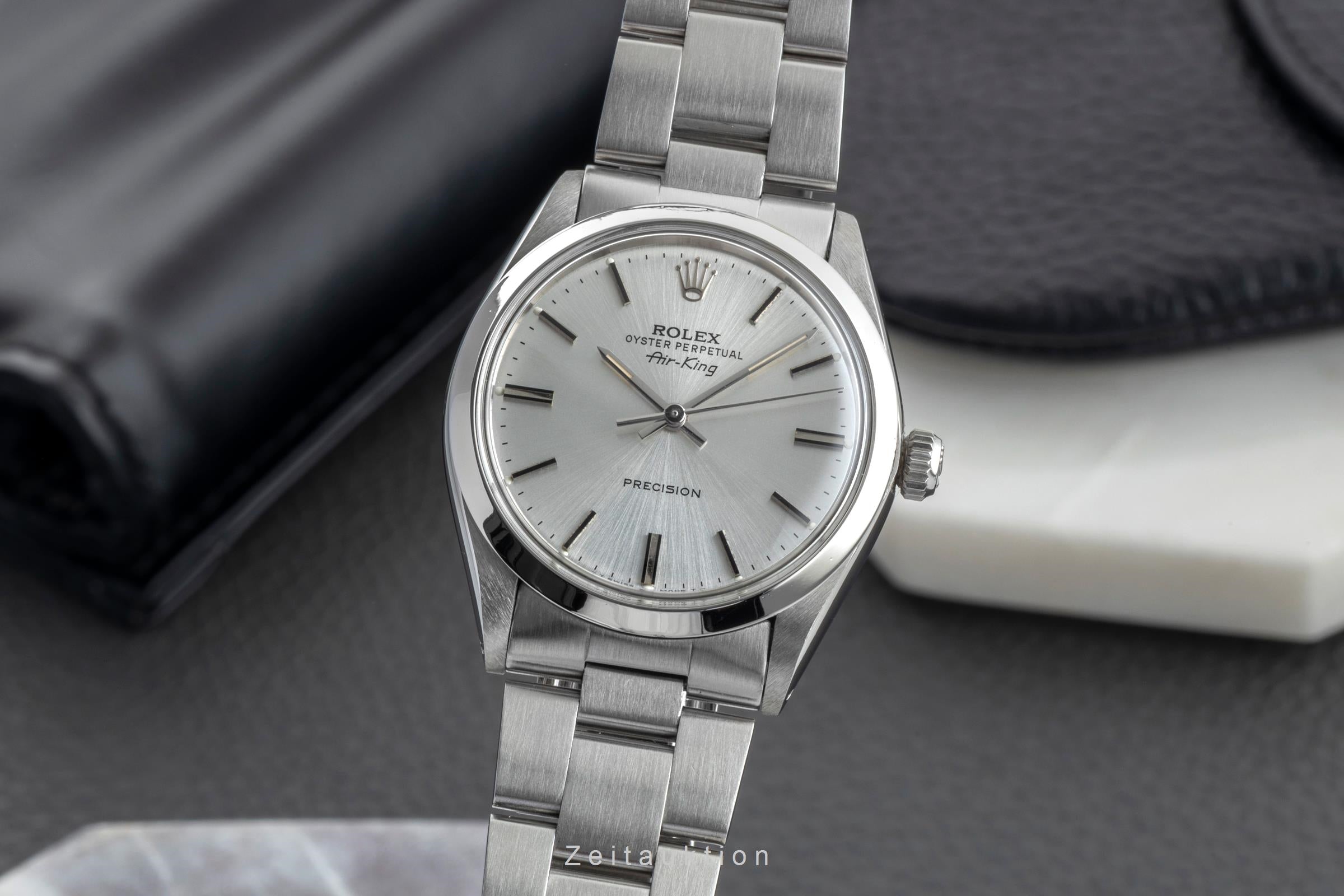 Rolex Air King acciaio automatismo orologio da uomo 5500 Vintage  [2603097]