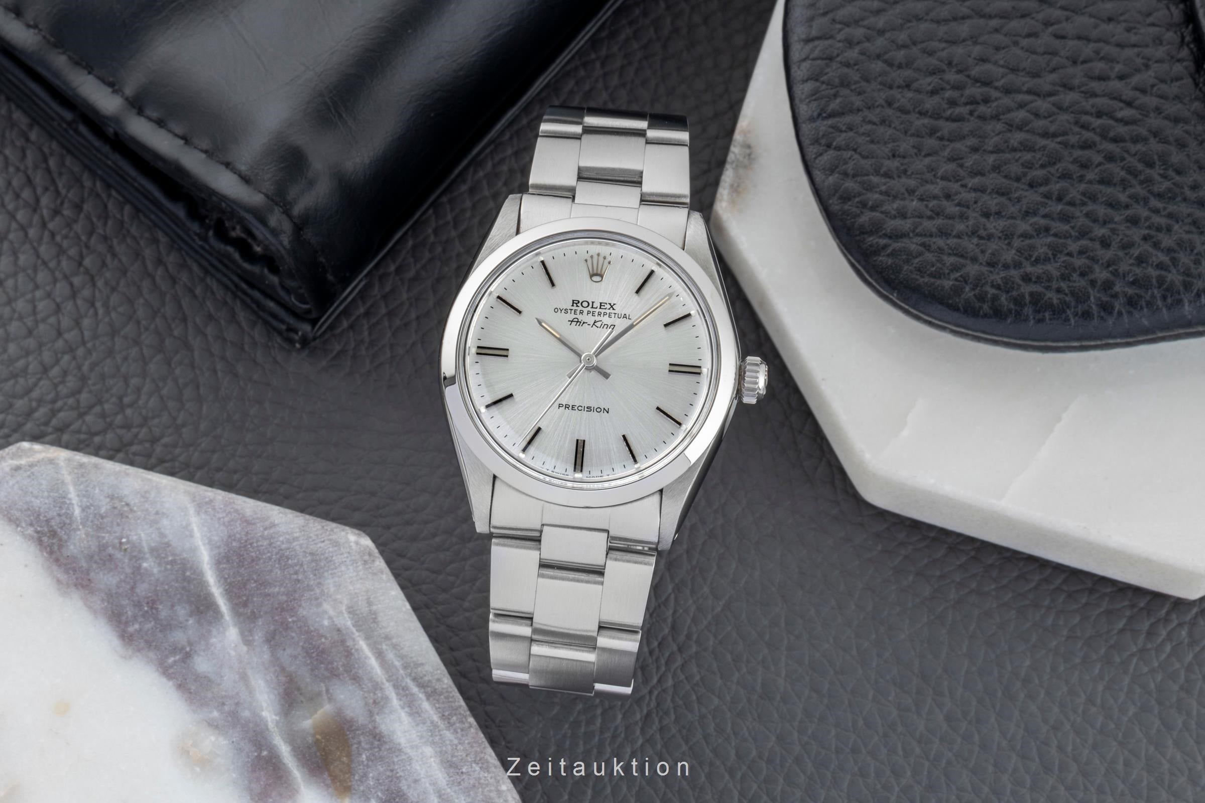 Rolex Air King acciaio automatismo orologio da uomo 5500 Vintage  [2603097]