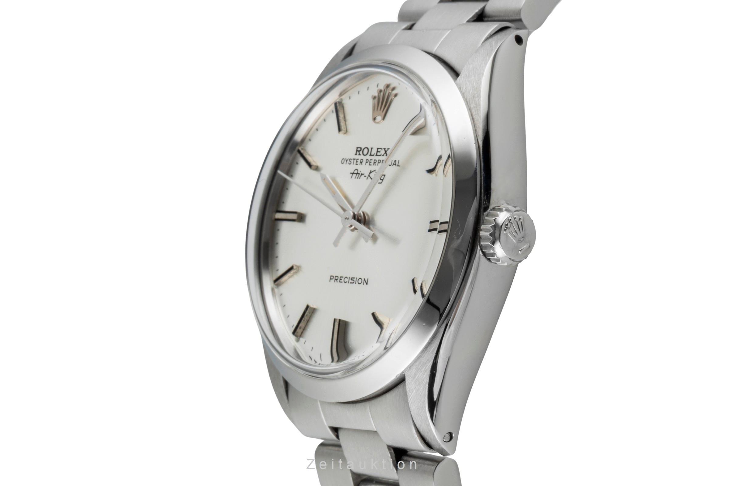 Rolex Air King acciaio automatismo orologio da uomo 5500 Vintage  [2603097]