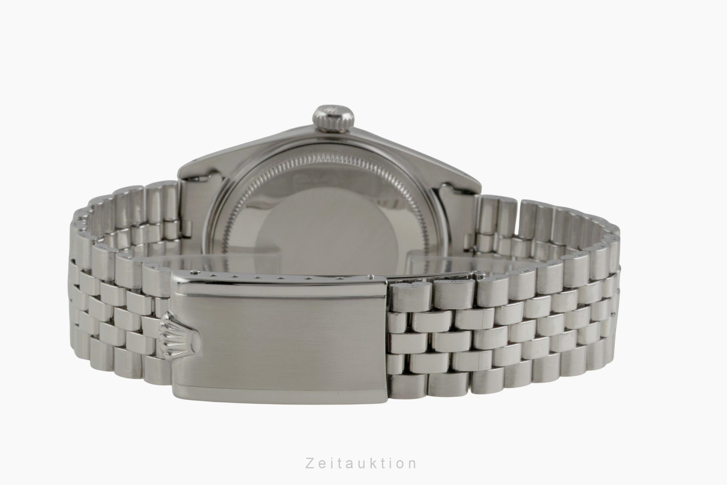 Rolex Datejust acier / or blanc automatique montre pour hommes 1601 Vintage  [2603098]