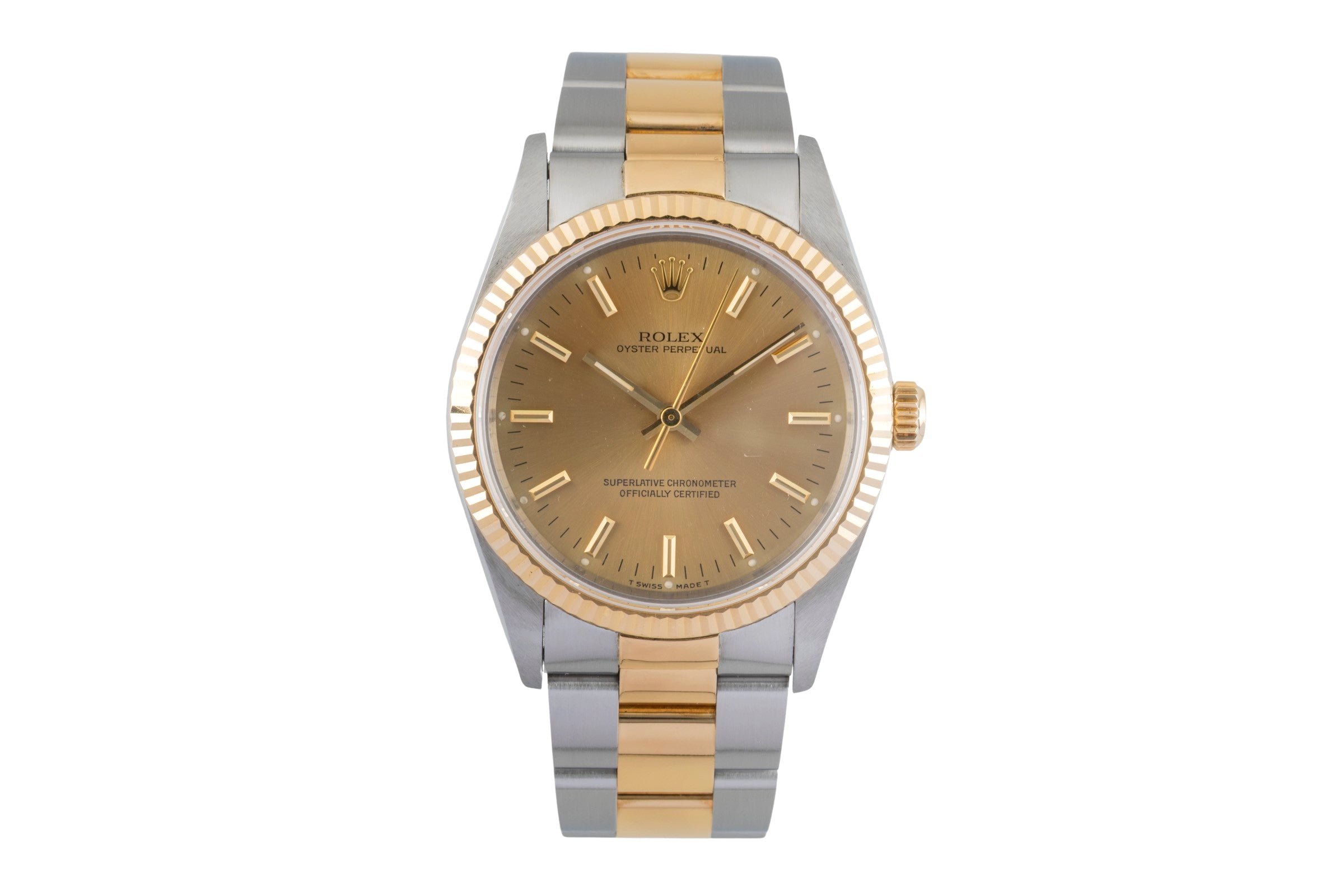 Rolex Oyster Perpetual steel / gold automatic men's watch 14233  [2603099]