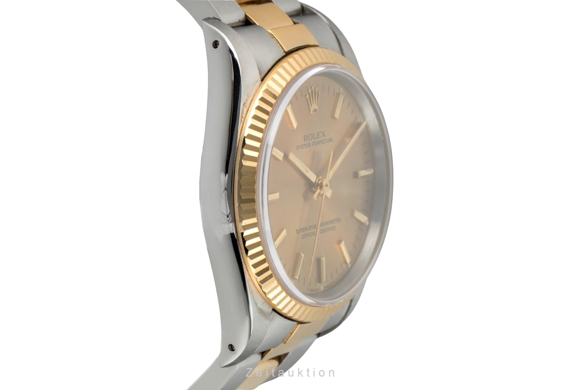 Rolex Oyster Perpetual steel / gold automatic men's watch 14233  [2603099]