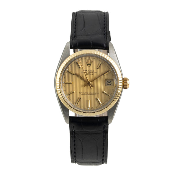 Rolex Datejust 31 Tapestry Dial Stahl / Gold Automatik Medium Size Ref. 6827 [2603101]