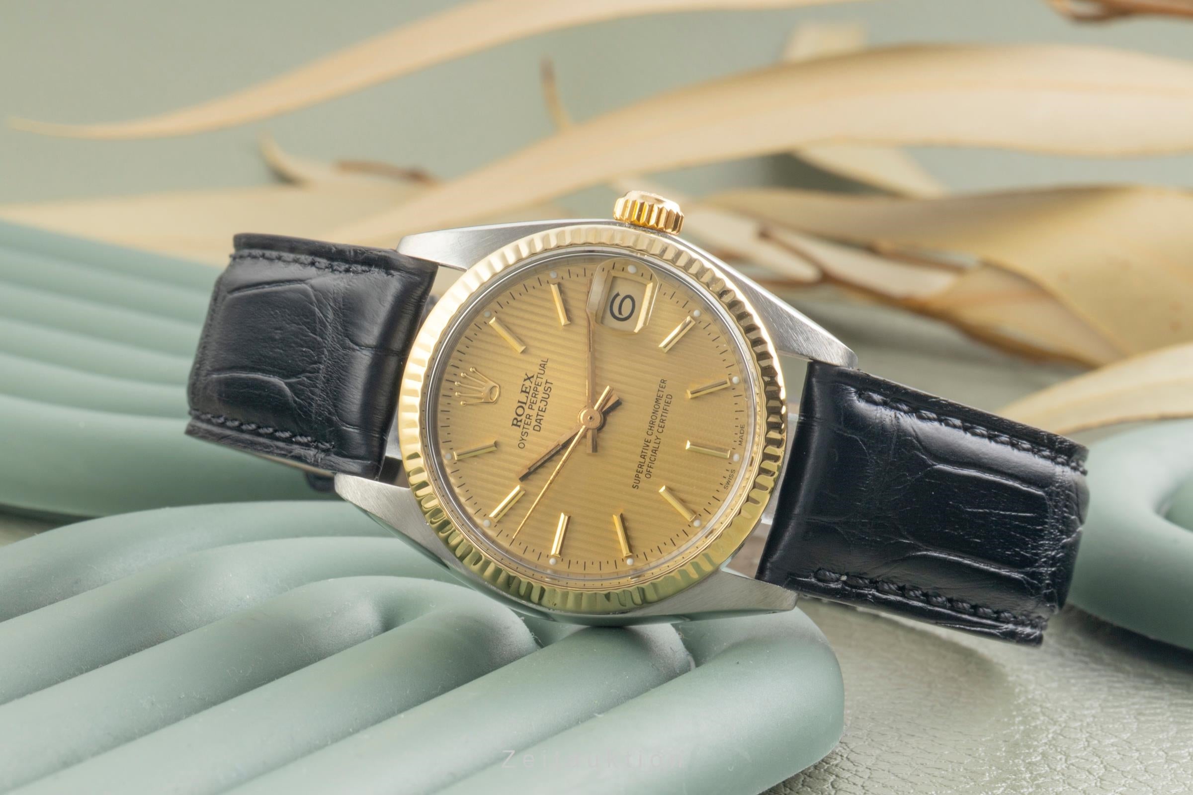 Rolex Datejust 31 Tapestry Dial Stahl / Gold Automatik Medium Size Ref. 6827 [2603101]