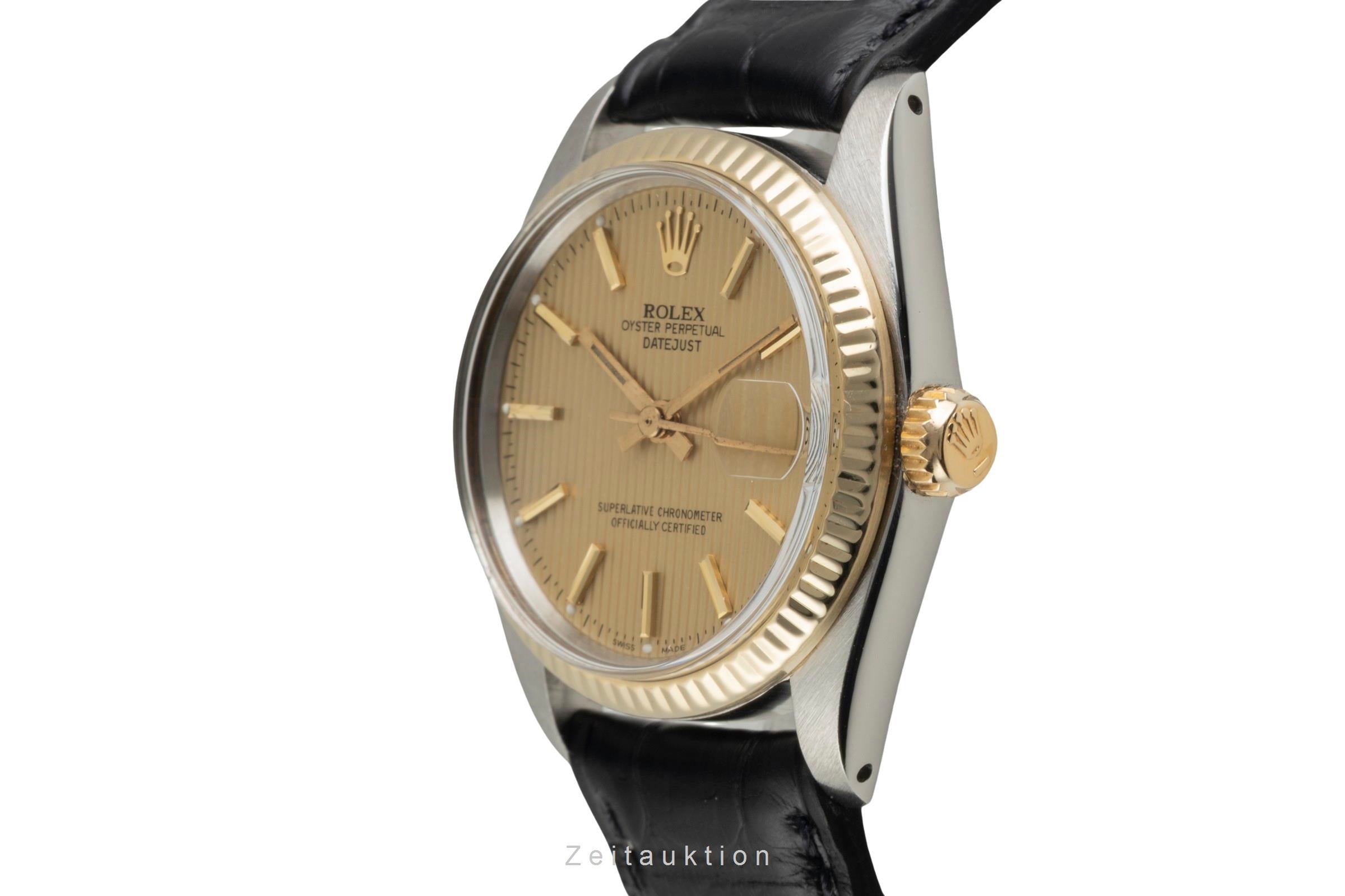 Rolex Datejust 31 Tapestry Dial Stahl / Gold Automatik Medium Size Ref. 6827 [2603101]