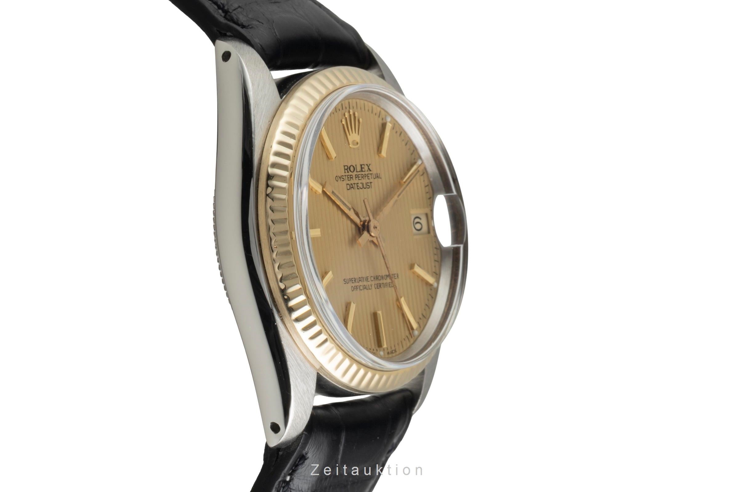 Rolex Datejust 31 Tapestry Dial Stahl / Gold Automatik Medium Size Ref. 6827 [2603101]