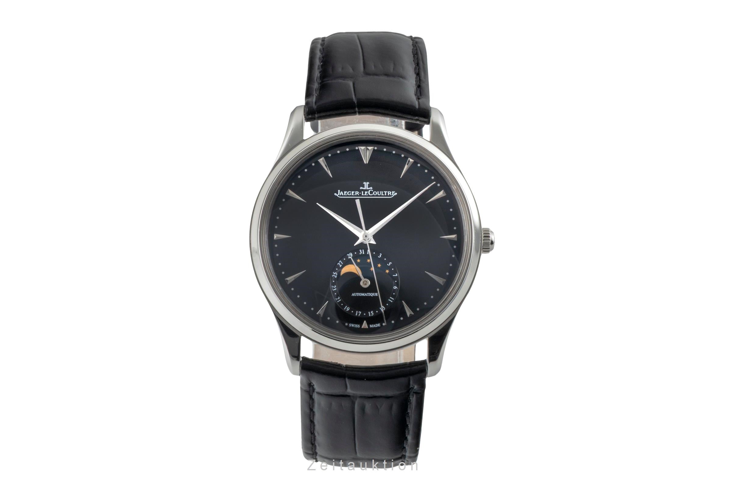 Jaeger LeCoultre Master Ultra Thin steel automatic men's watch Q1368470  , 176.8.64.S  [2603105]