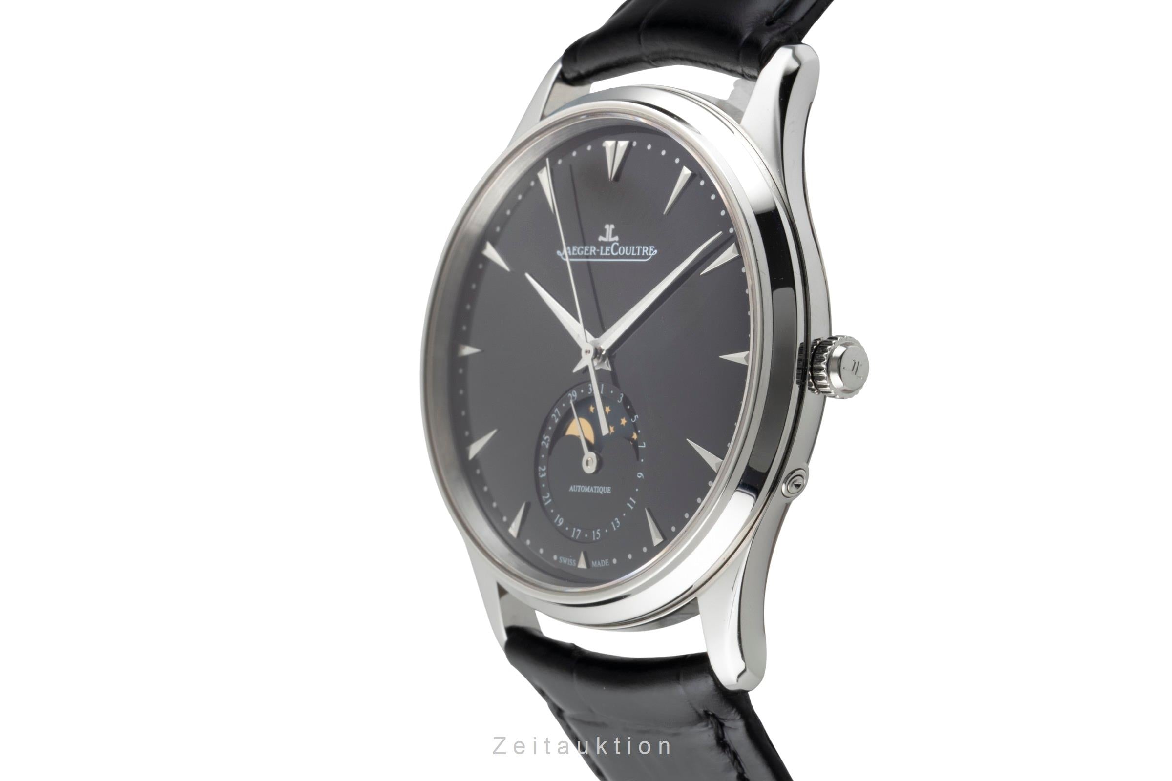 Jaeger LeCoultre Master Ultra Thin steel automatic men's watch Q1368470  , 176.8.64.S  [2603105]