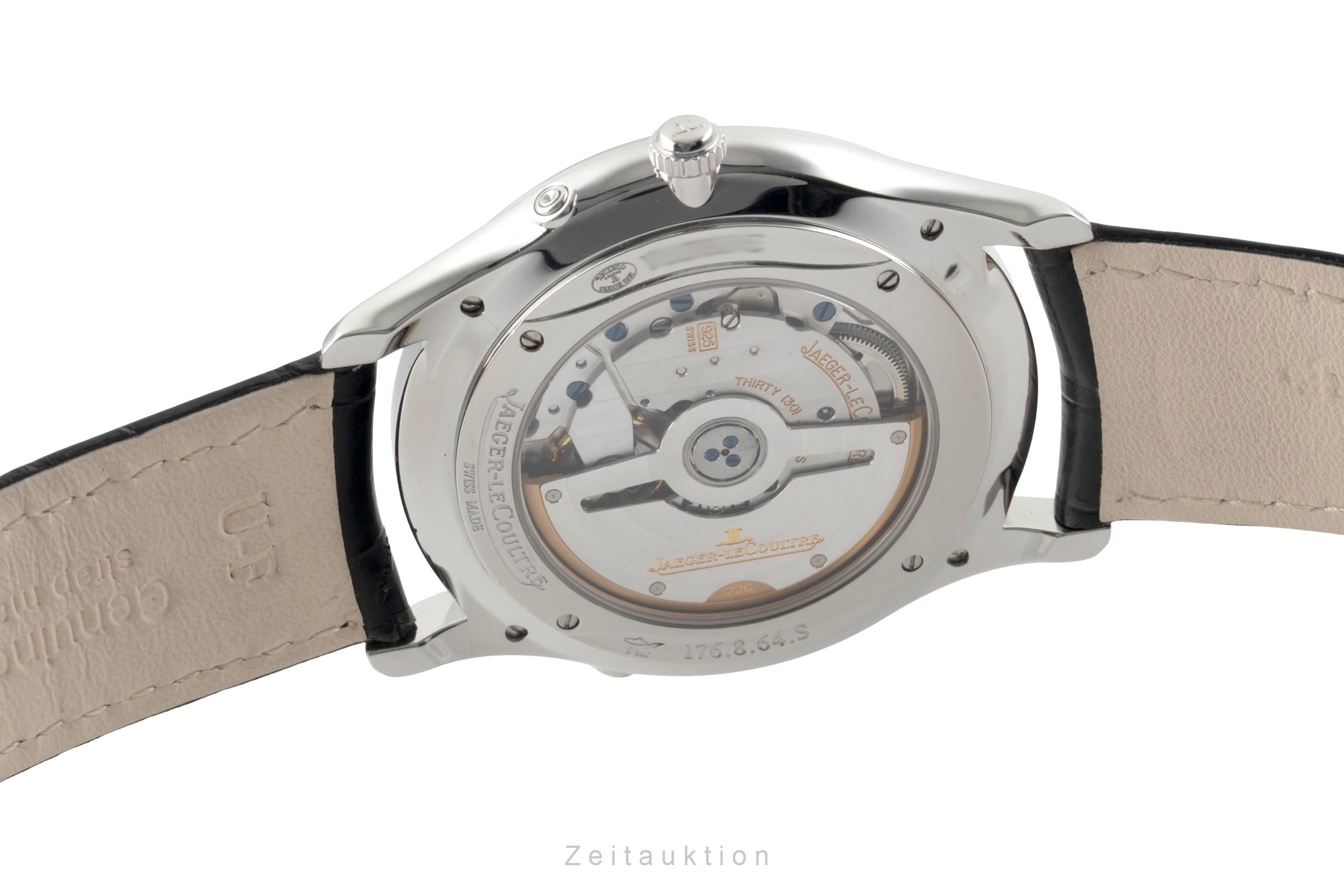 Jaeger LeCoultre Master Ultra Thin steel automatic men's watch Q1368470  , 176.8.64.S  [2603105]