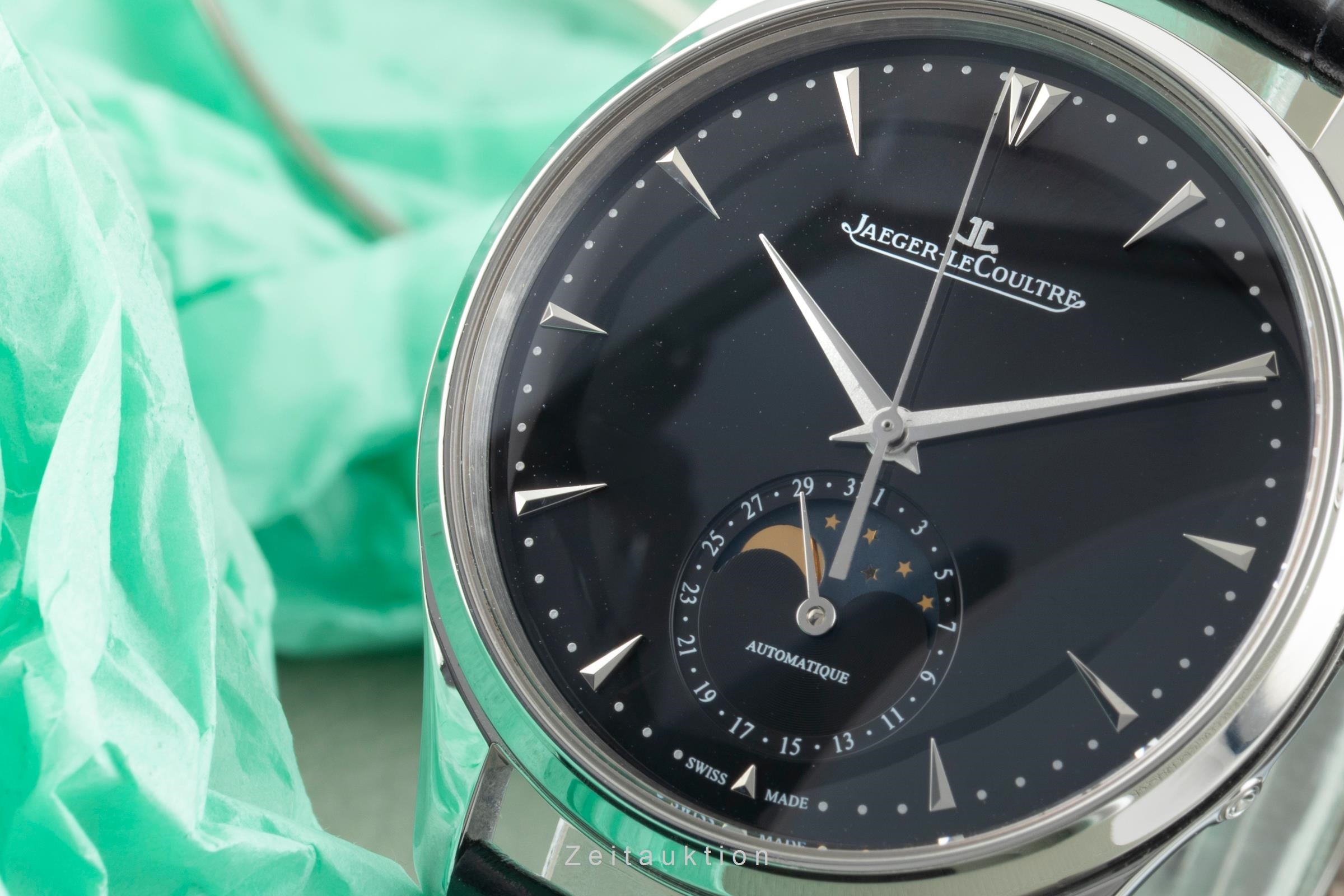 Jaeger LeCoultre Master Ultra Thin steel automatic men's watch Q1368470  , 176.8.64.S  [2603105]