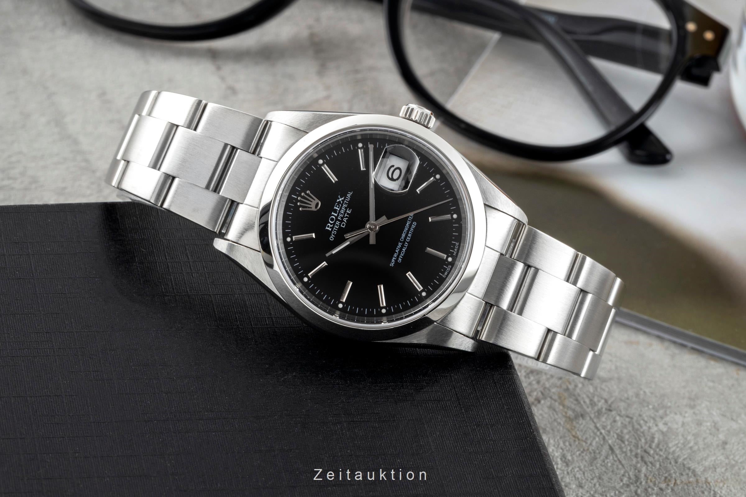 Rolex Date steel automatic men's watch 15200  [2603106]