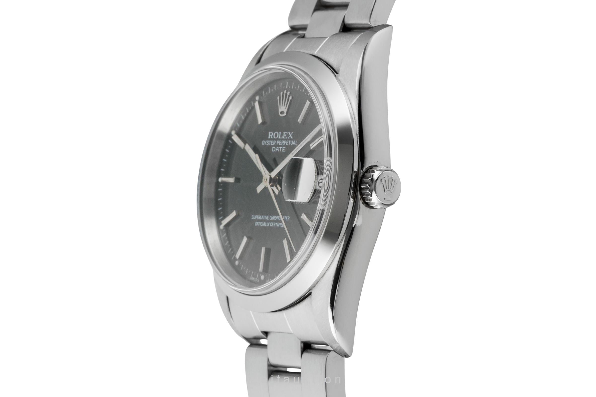 Rolex Date steel automatic men's watch 15200  [2603106]