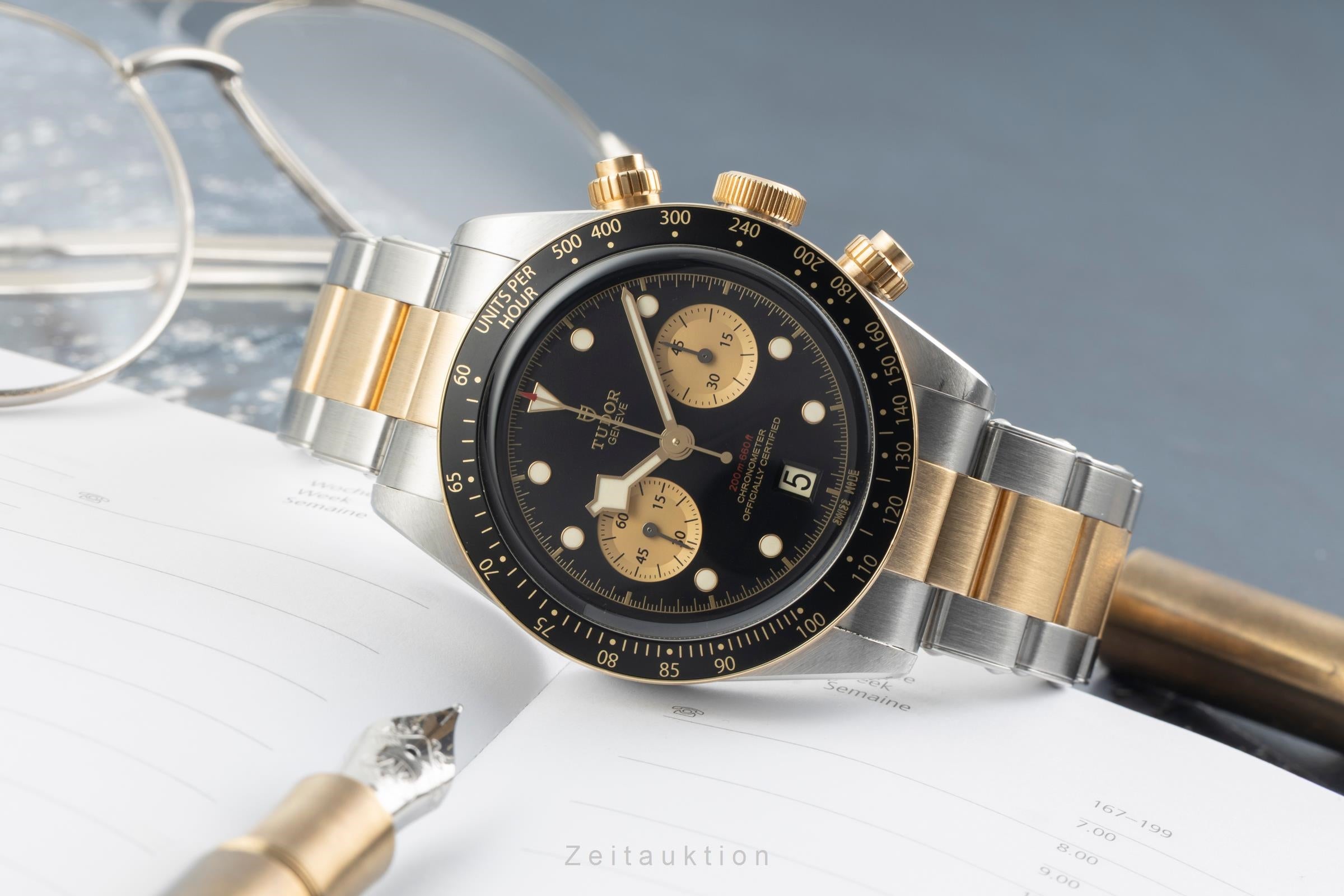 Tudor Black Bay Chrono Stahl / Gold Automatik Ref. M79363N-0001 B&P NP: 9790,- € [2603108]