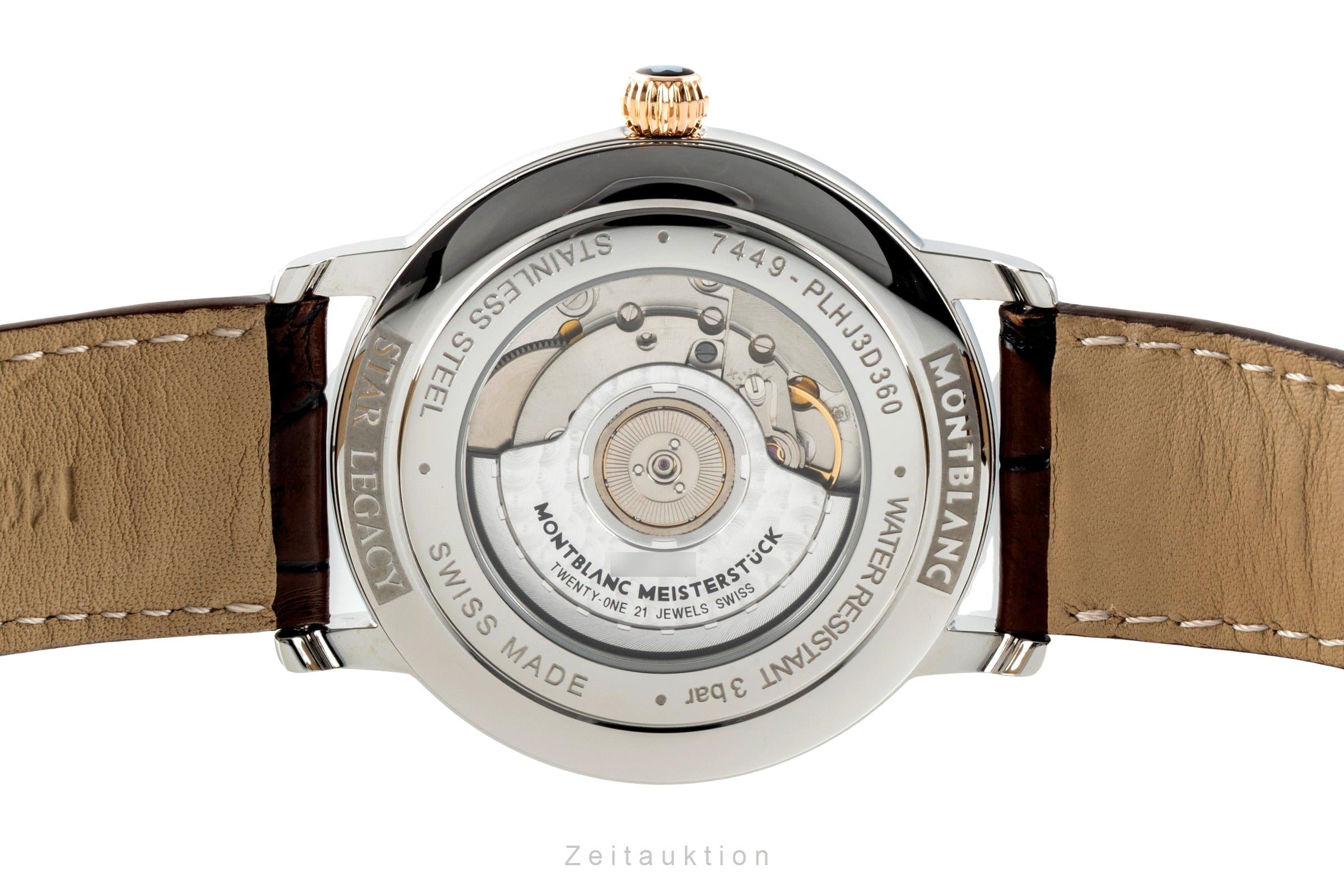 Montblanc Star Legacy Stahl / Rotgold Automatik Herrenuhr Ref. MB117576 7449  [2603112]