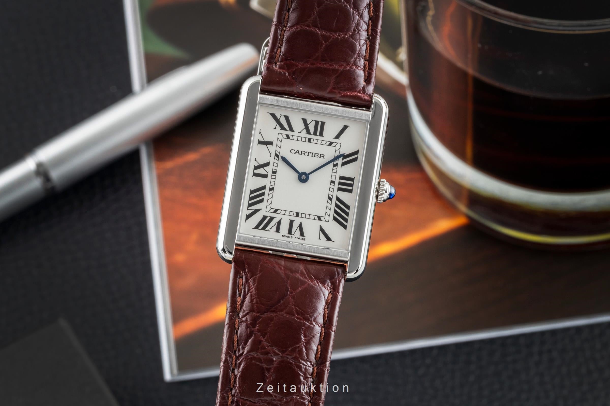 Cartier Tank acier quartz unisexe WSTA0028  [2603113]