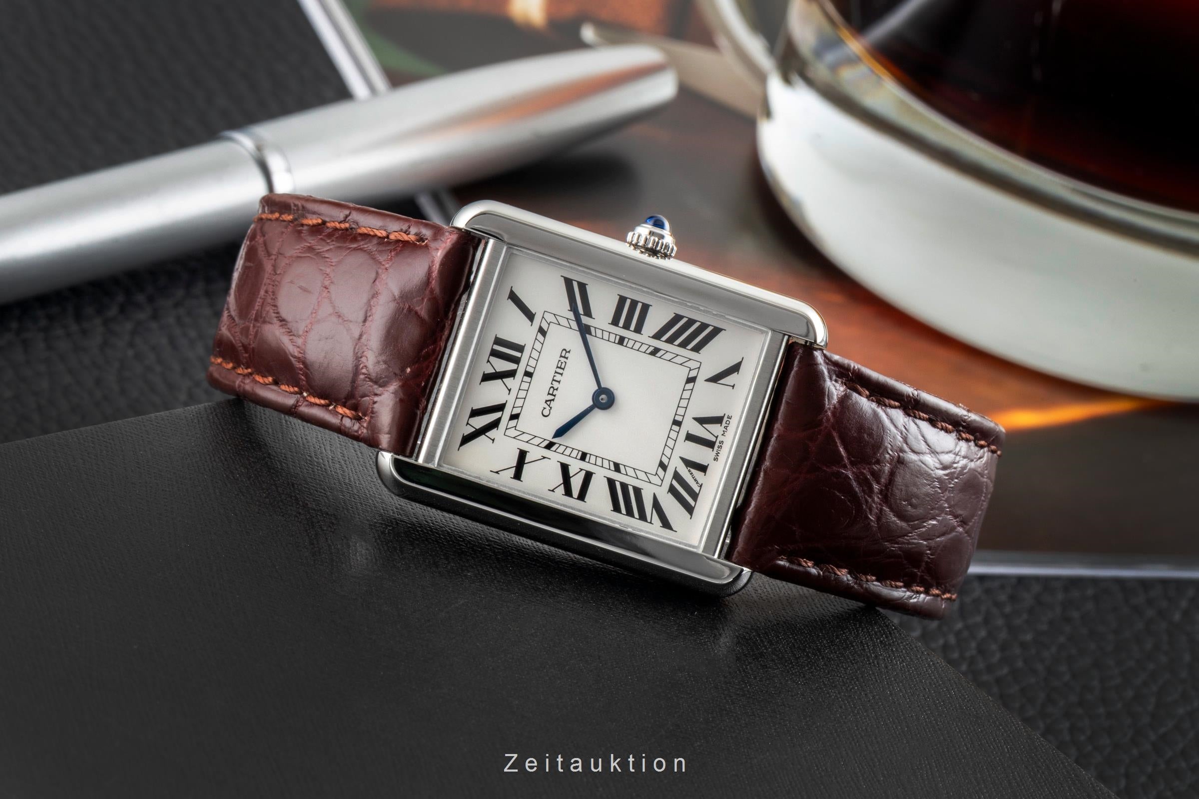 Cartier Tank acier quartz unisexe WSTA0028  [2603113]