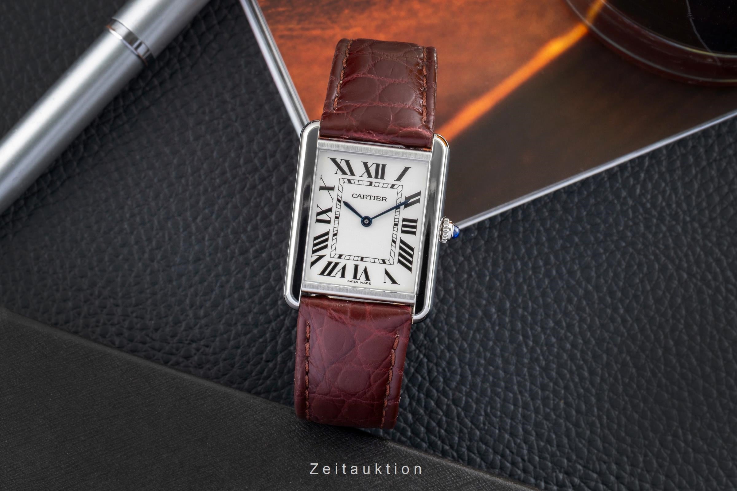 Cartier Tank acier quartz unisexe WSTA0028  [2603113]