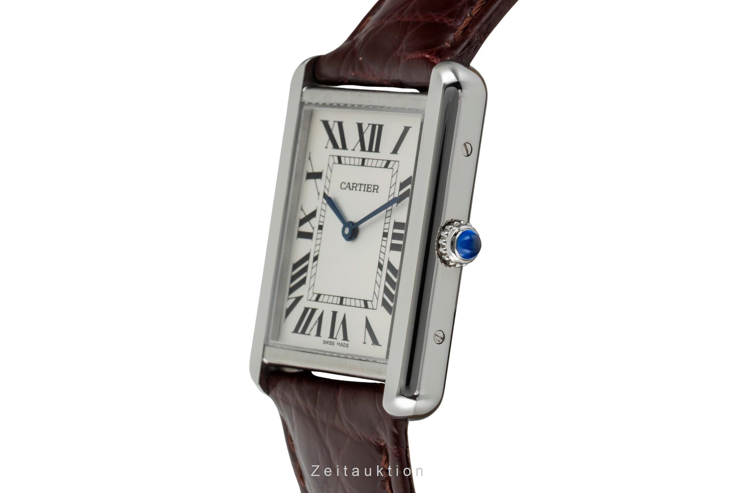 Cartier Tank acier quartz unisexe WSTA0028  [2603113]