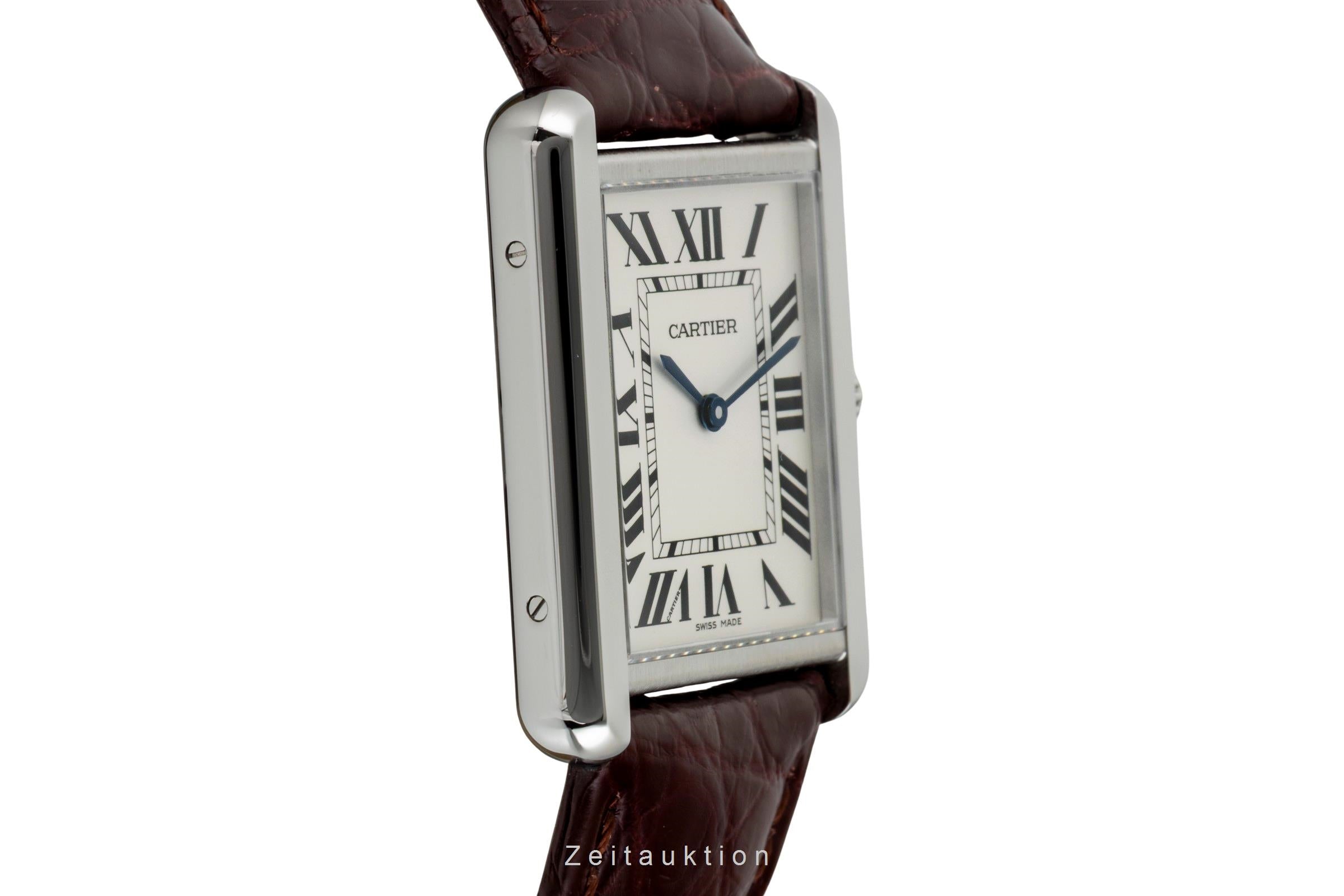 Cartier Tank acier quartz unisexe WSTA0028  [2603113]