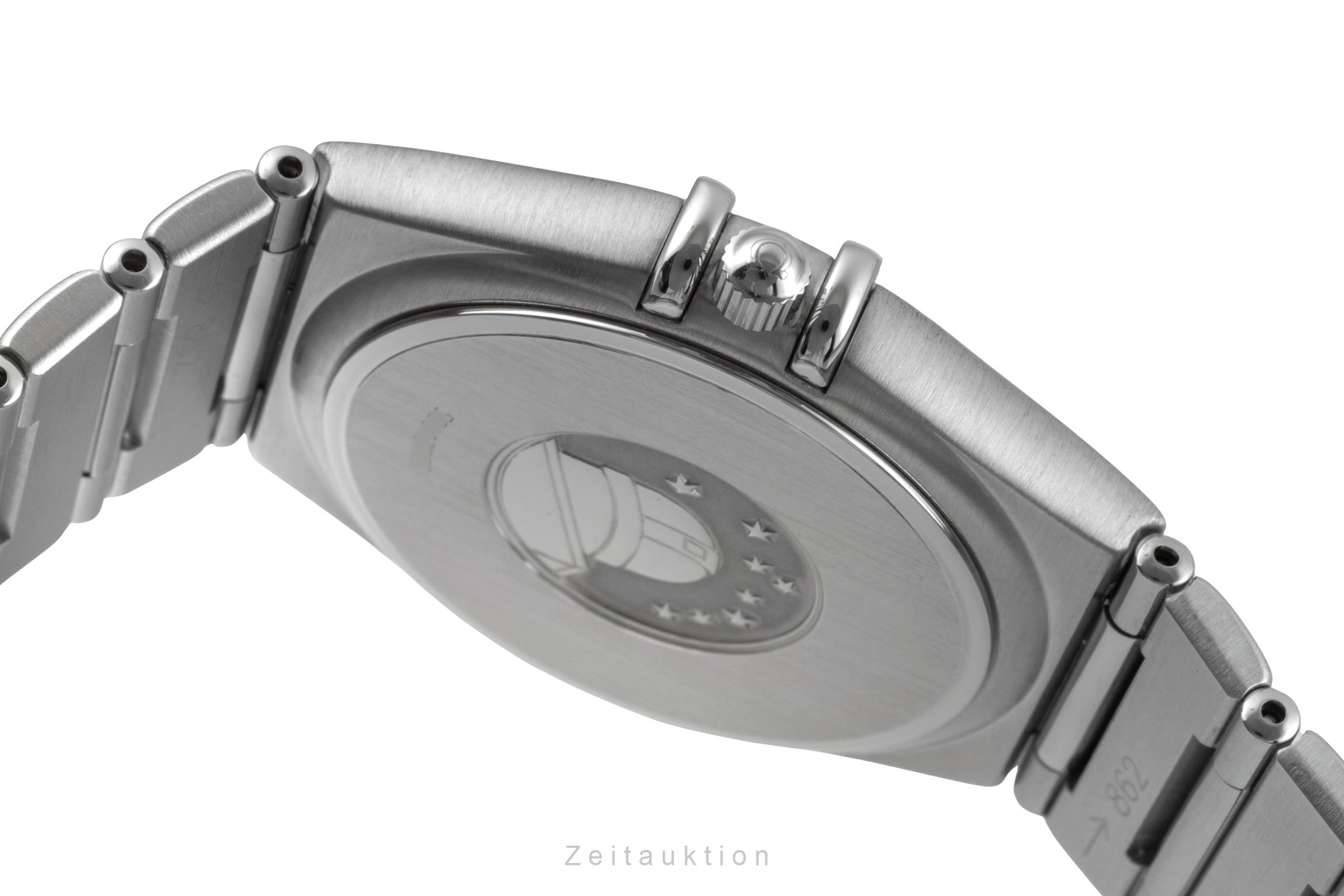 Omega Constellation Quarz Edelstahl Datum Herrenuhr Ref. 1512.40.00 Papiere 2004 [2603115]