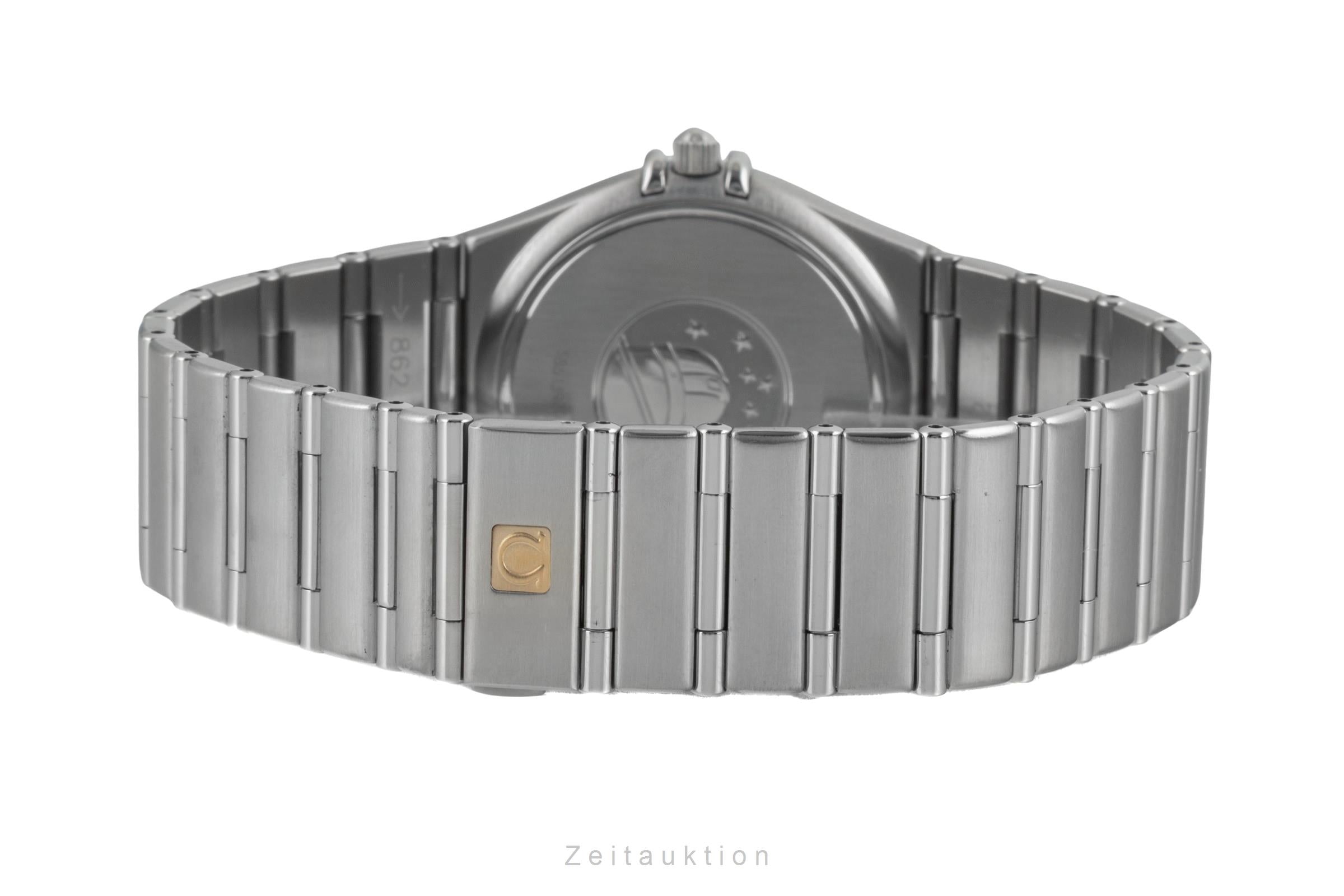 Omega Constellation Quarz Edelstahl Datum Herrenuhr Ref. 1512.40.00 Papiere 2004 [2603115]