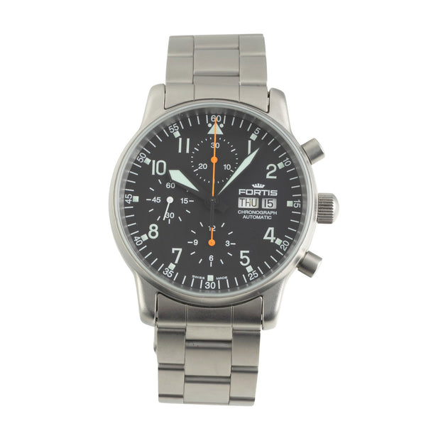 Fortis Flieger Chronograph Chronograph Stahl Automatik Herrenuhr Ref 597.10.141  [2603117]