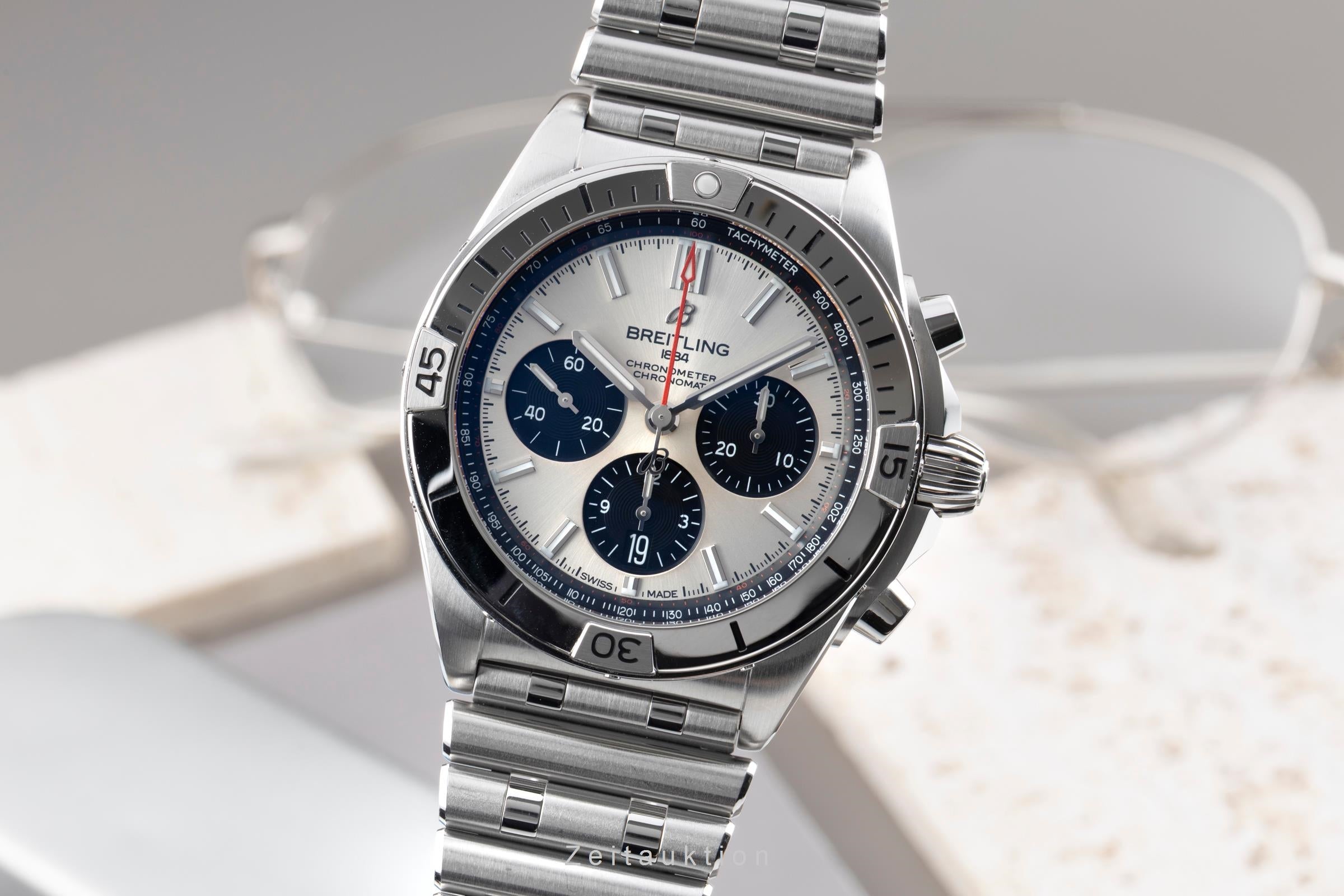 Breitling Chronomat 42 B01 Chronograph Stahl Automatik AB0134101G1A1 NP: 9600,-€ [2603119]