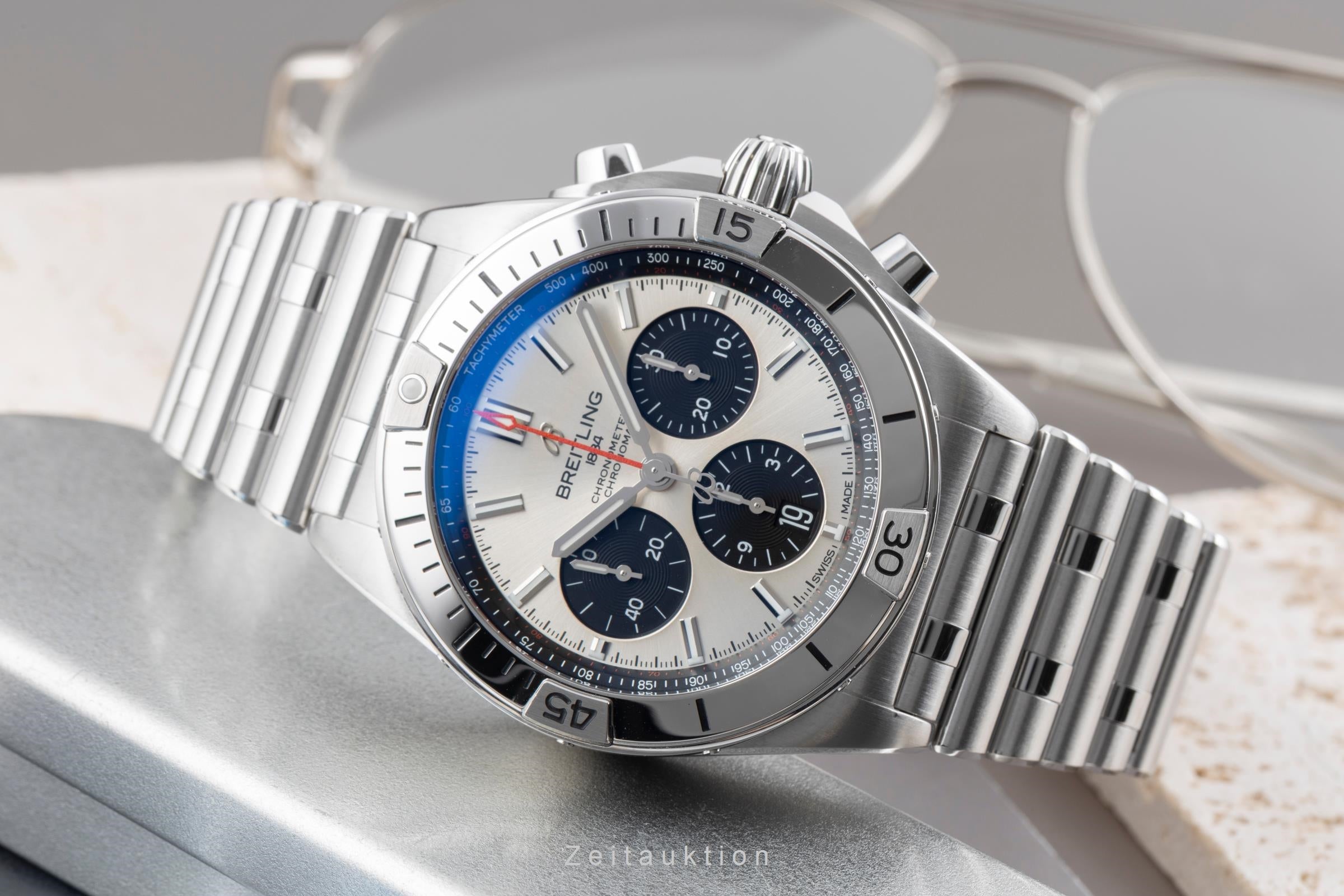 Breitling Chronomat 42 B01 Chronograph Stahl Automatik AB0134101G1A1 NP: 9600,-€ [2603119]