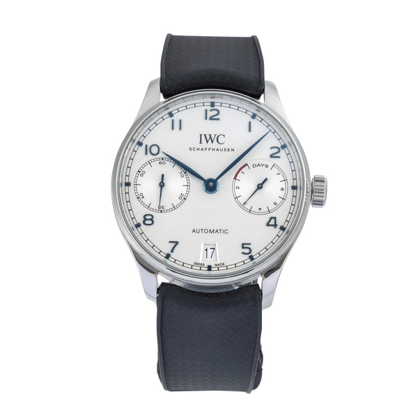 IWC Portugieser acero automático reloj para caballeros IW500705 LP: 14000EUR  [2603123]