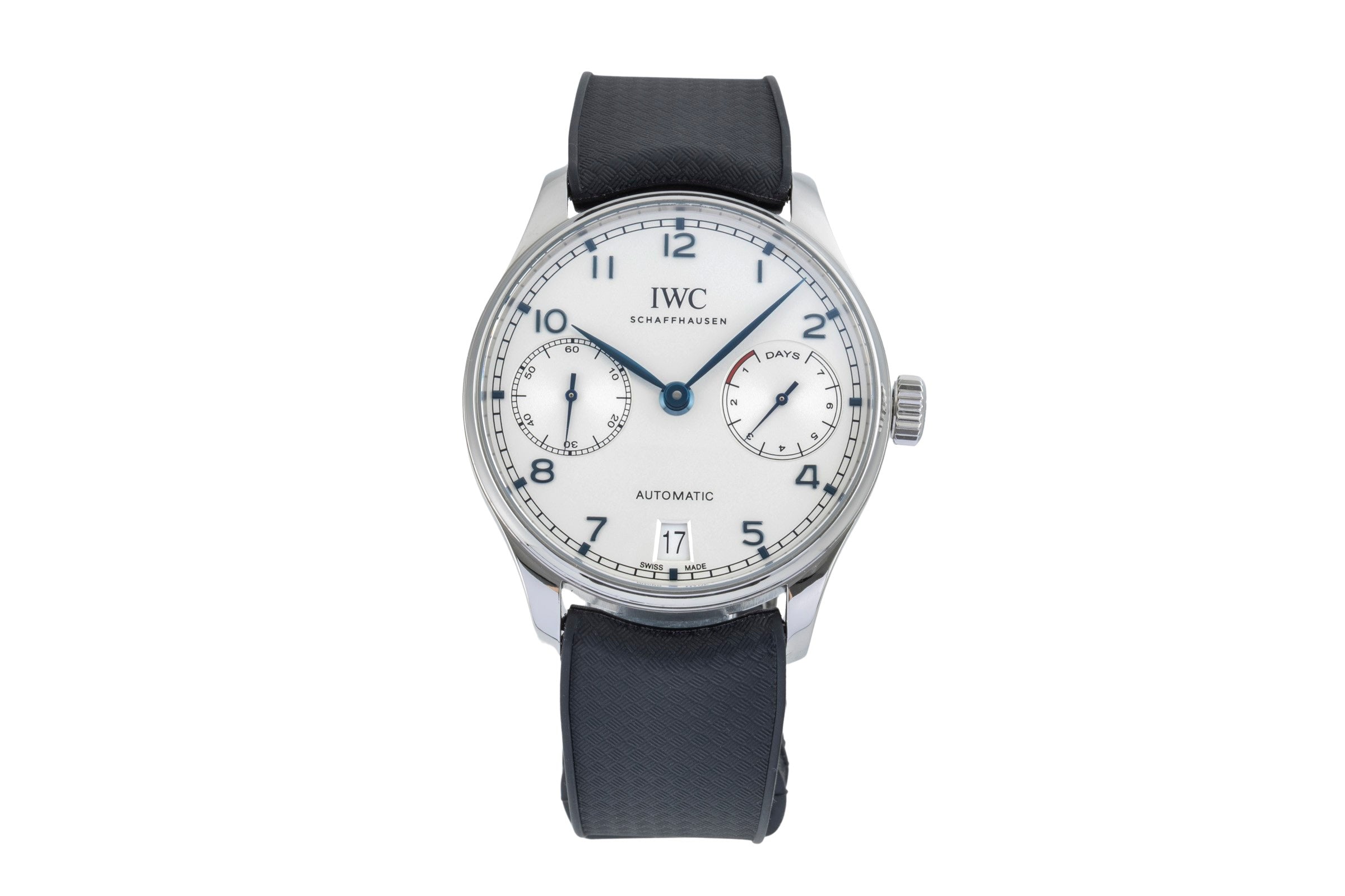 IWC Portugieser 7 Days Edelstahl Automatik Herrenuhr Ref. IW500705 VP. 14000 € [2603123]