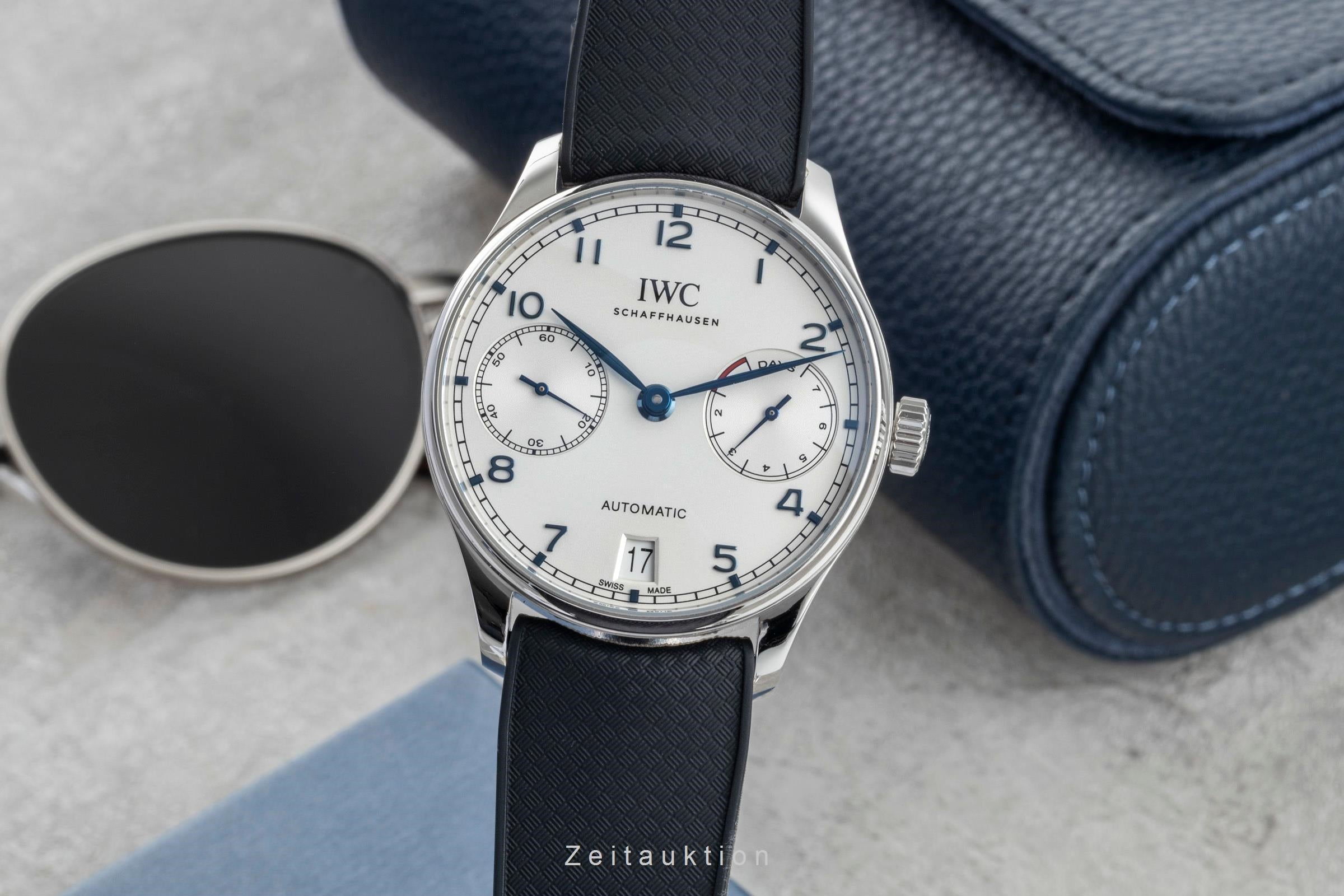 IWC Portugieser acero automático reloj para caballeros IW500705 LP: 14000EUR  [2603123]